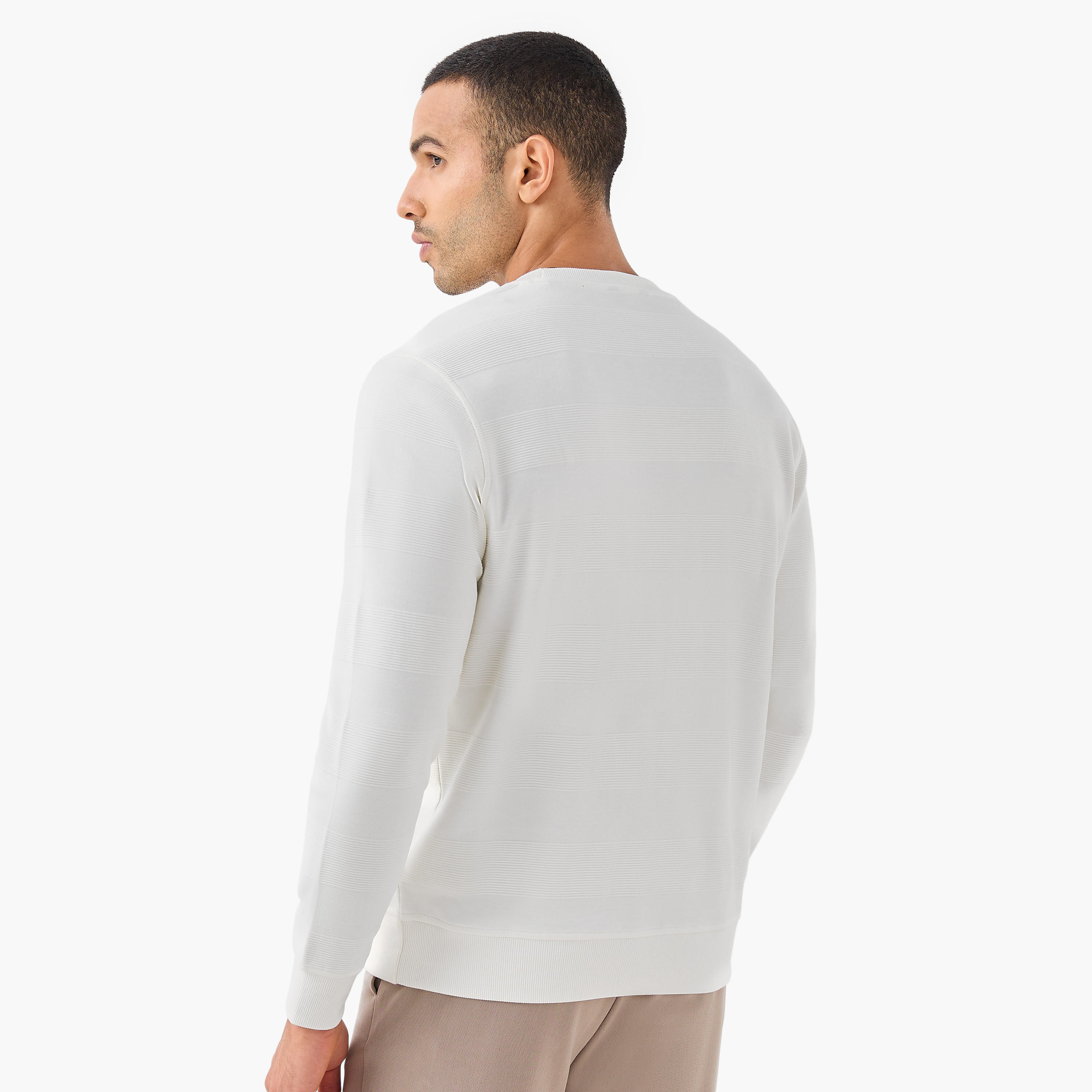 Ottoman Textured Sweatshirt-men-winterwear-hoodiesandsweatshirts-image-3