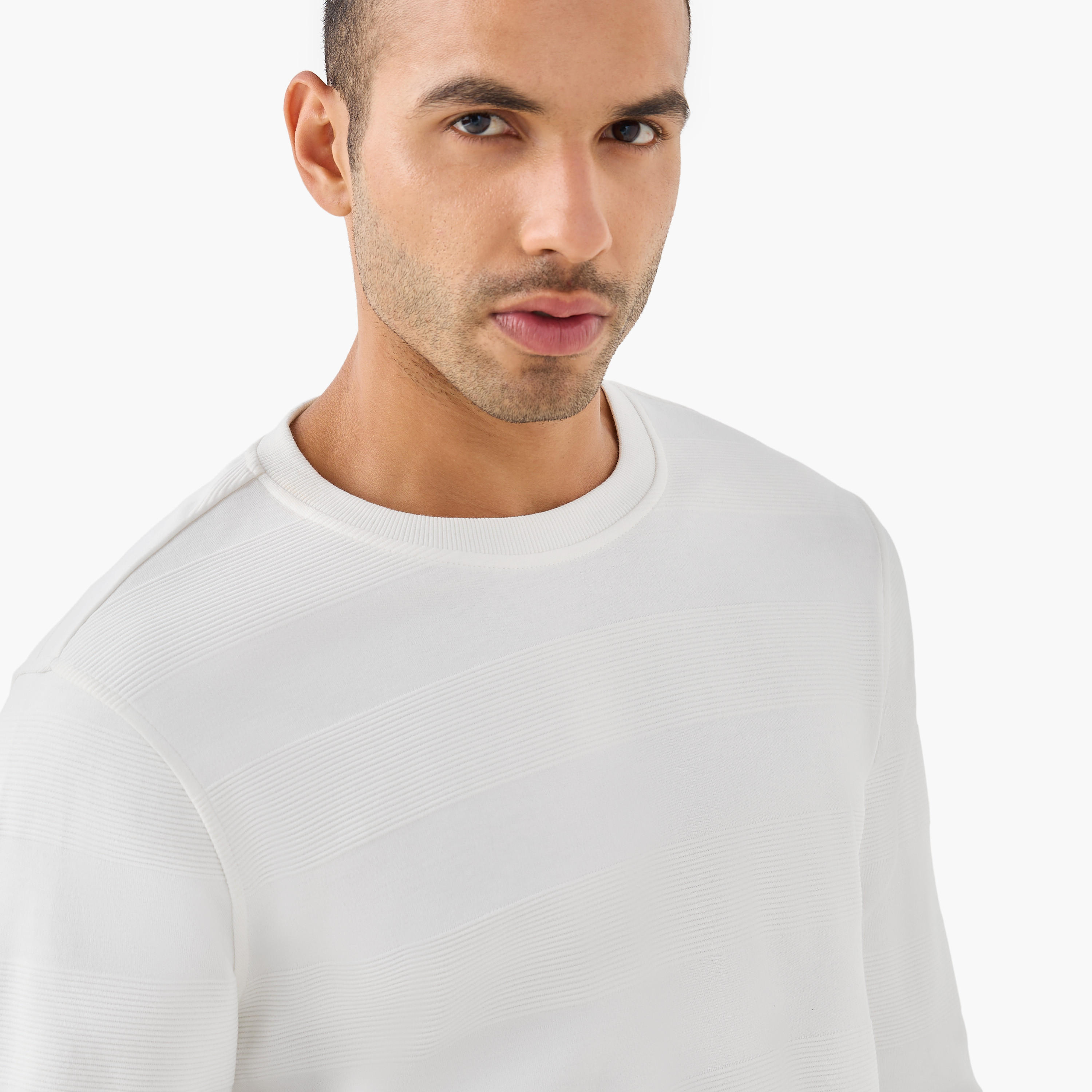 Ottoman Textured Sweatshirt-men-winterwear-hoodiesandsweatshirts-image-4