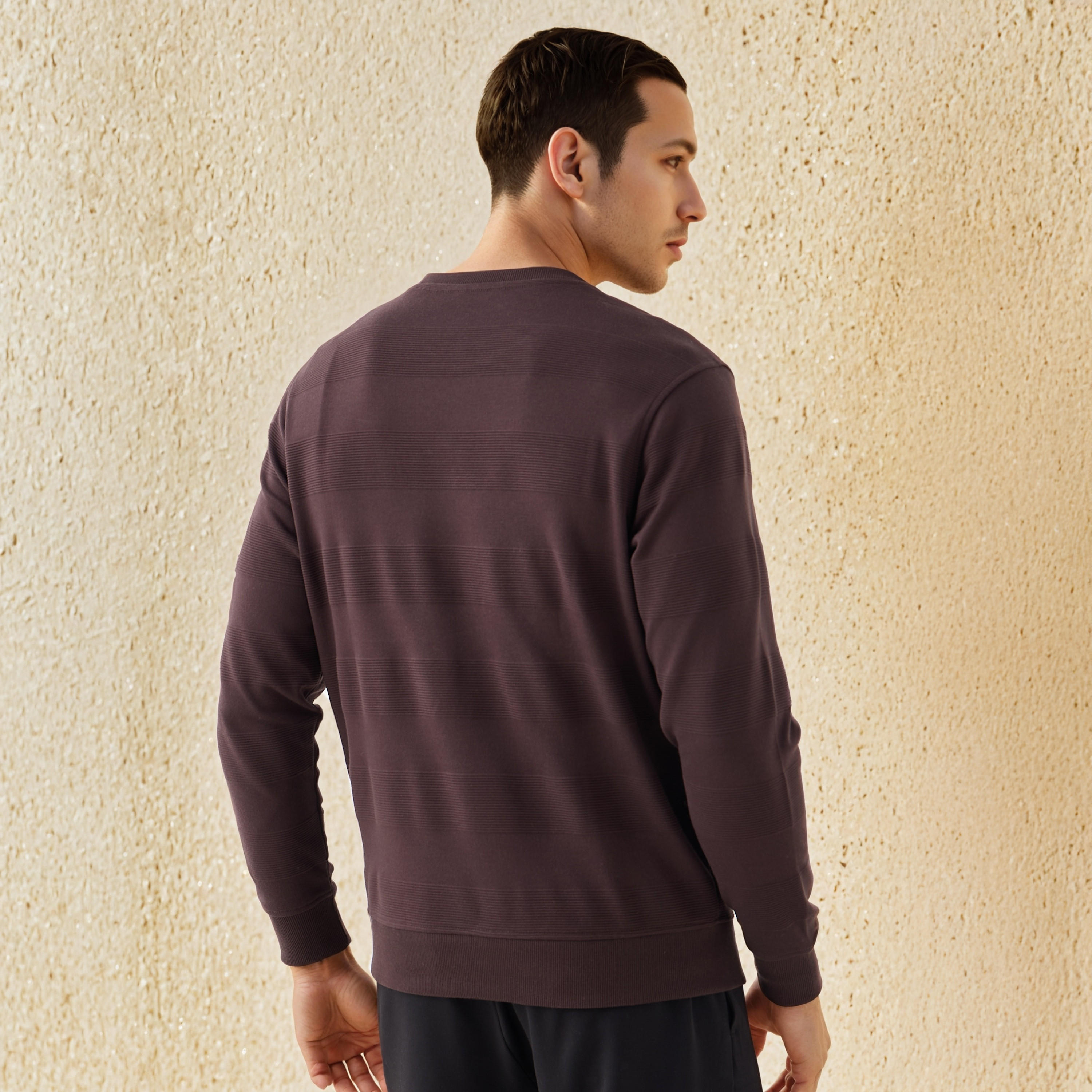 Ottoman Textured Sweatshirt-men-winterwear-hoodiesandsweatshirts-image-3