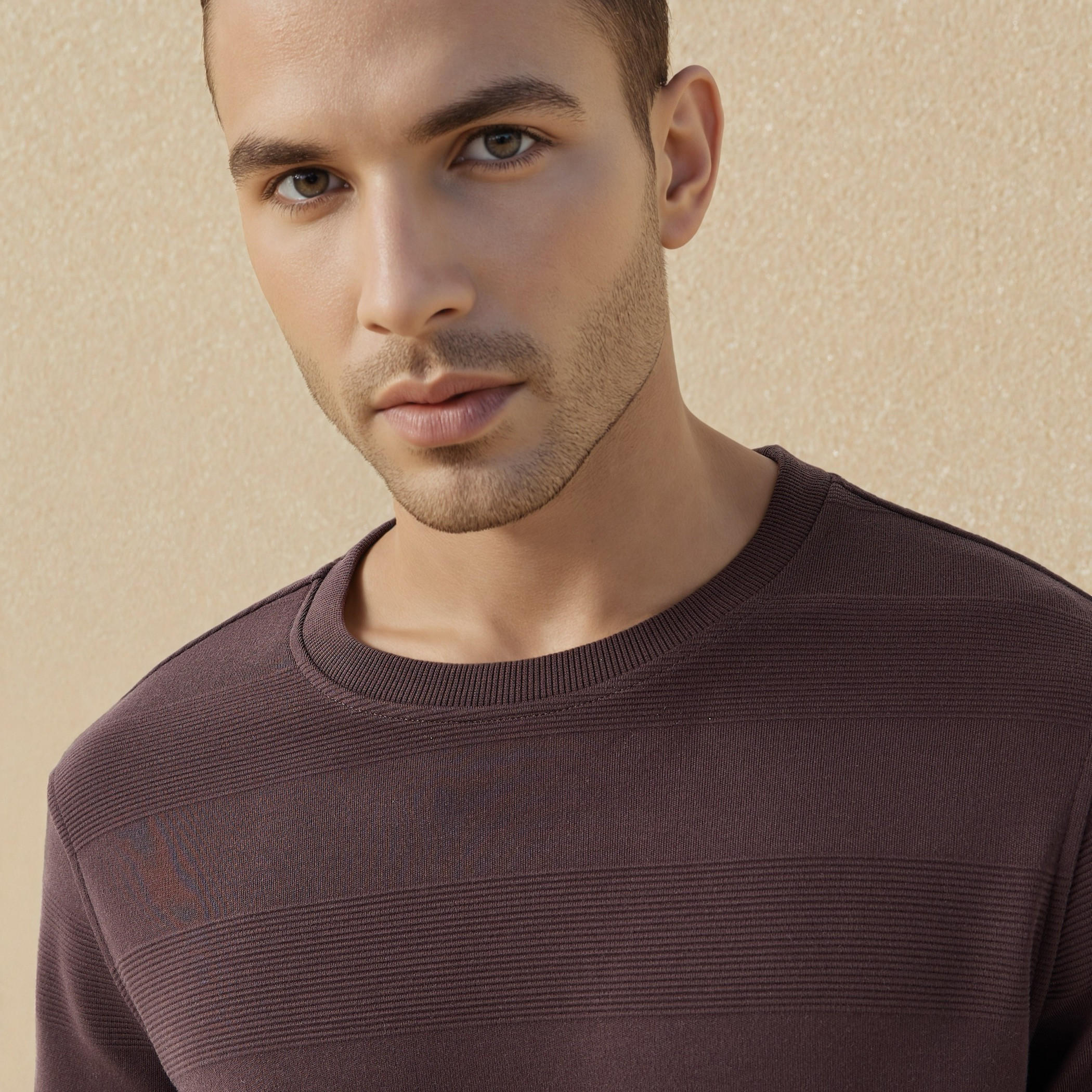 Ottoman Textured Sweatshirt-men-winterwear-hoodiesandsweatshirts-image-4