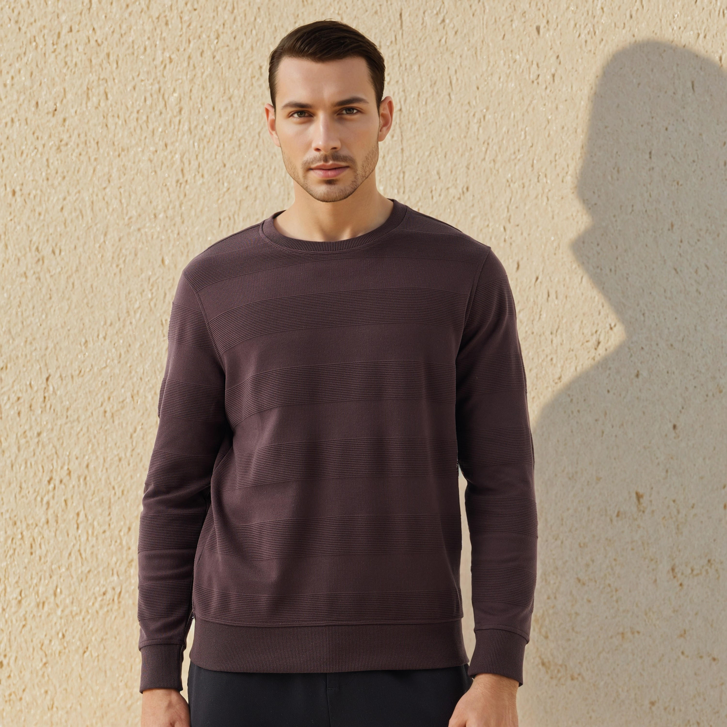 Ottoman Textured Sweatshirt-men-winterwear-hoodiesandsweatshirts-image-6