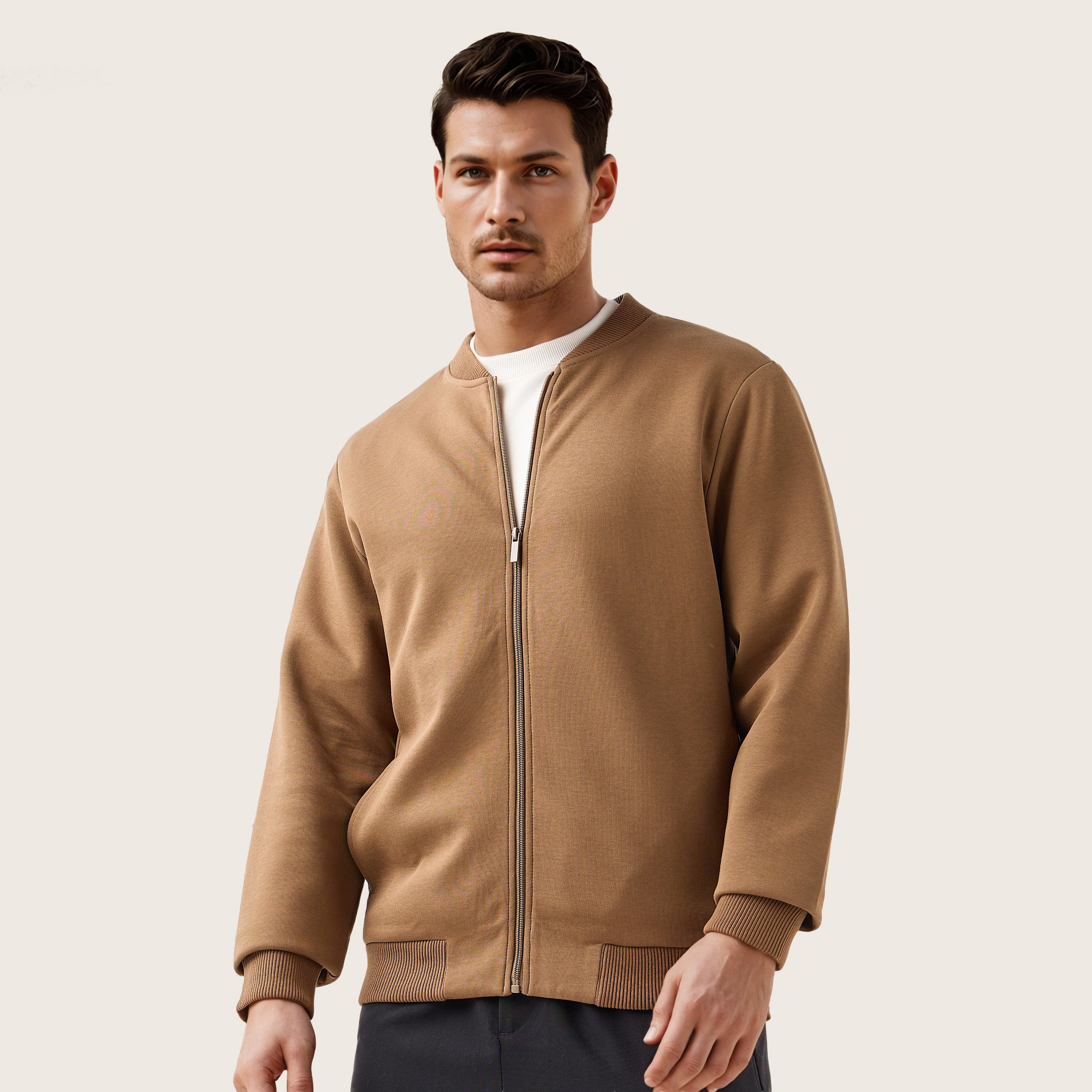 Men Regular Fit Bomber Jacket-men-clothing-jacketsandblazers-jackets-image-1