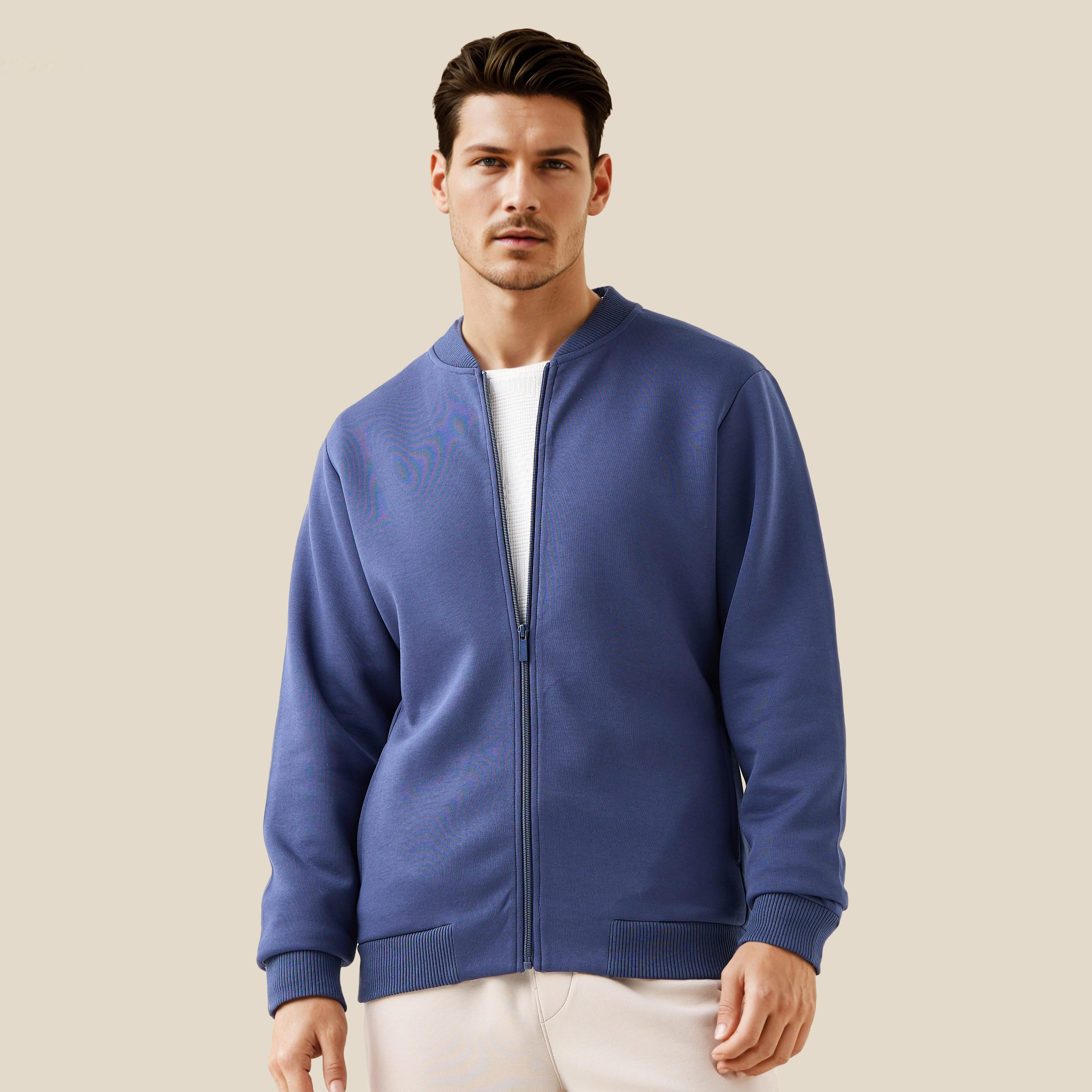Men Regular Fit Bomber Jacket-men-clothing-jacketsandblazers-jackets-image-1