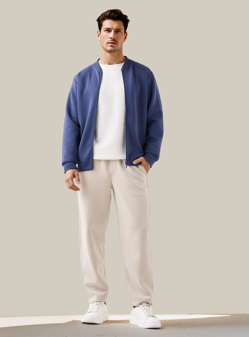 Men Regular Fit Bomber Jacket-men-clothing-jacketsandblazers-jackets-image-2