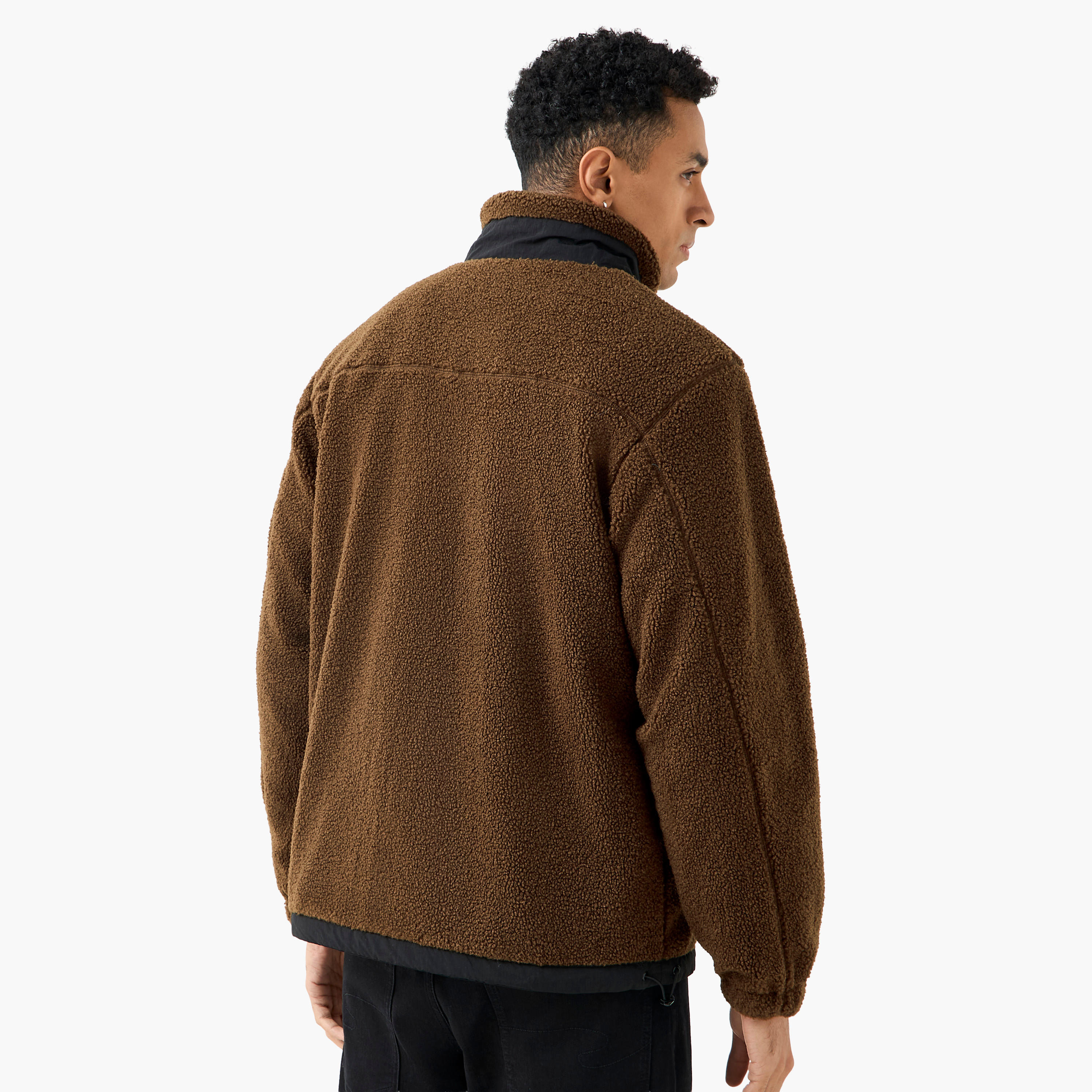 Men Regular Fit Reversible Fleece Jacket-men-clothing-jacketsandblazers-jackets-image-5