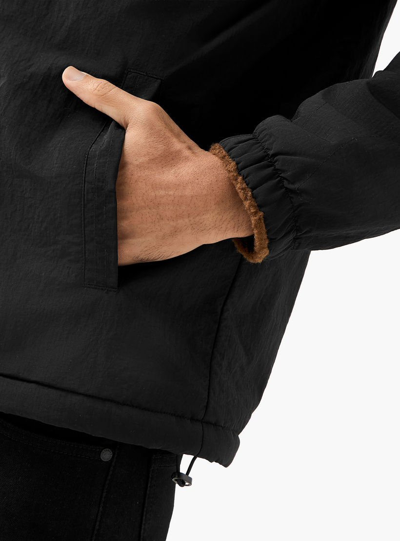 Men Regular Fit Reversible Fleece Jacket-men-clothing-jacketsandblazers-jackets-image-8