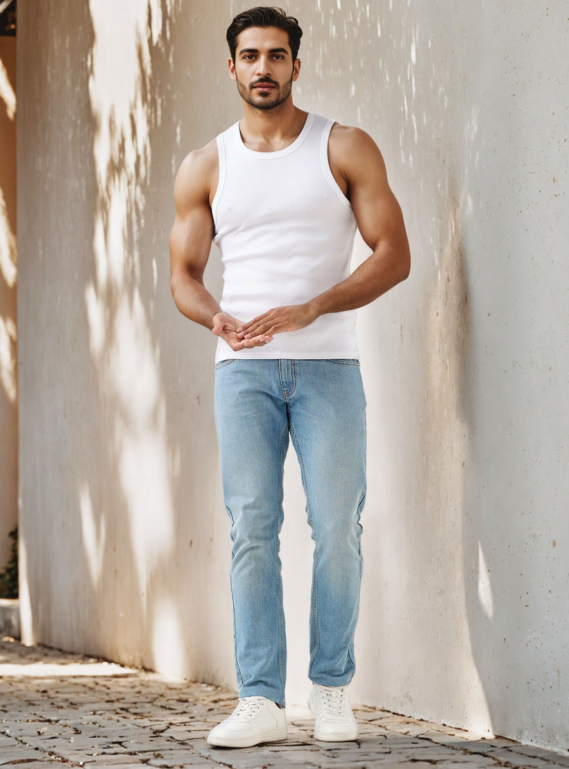 Men Ribbed Cotton Blend Vest-men-clothing-innerwear-vests-image-2