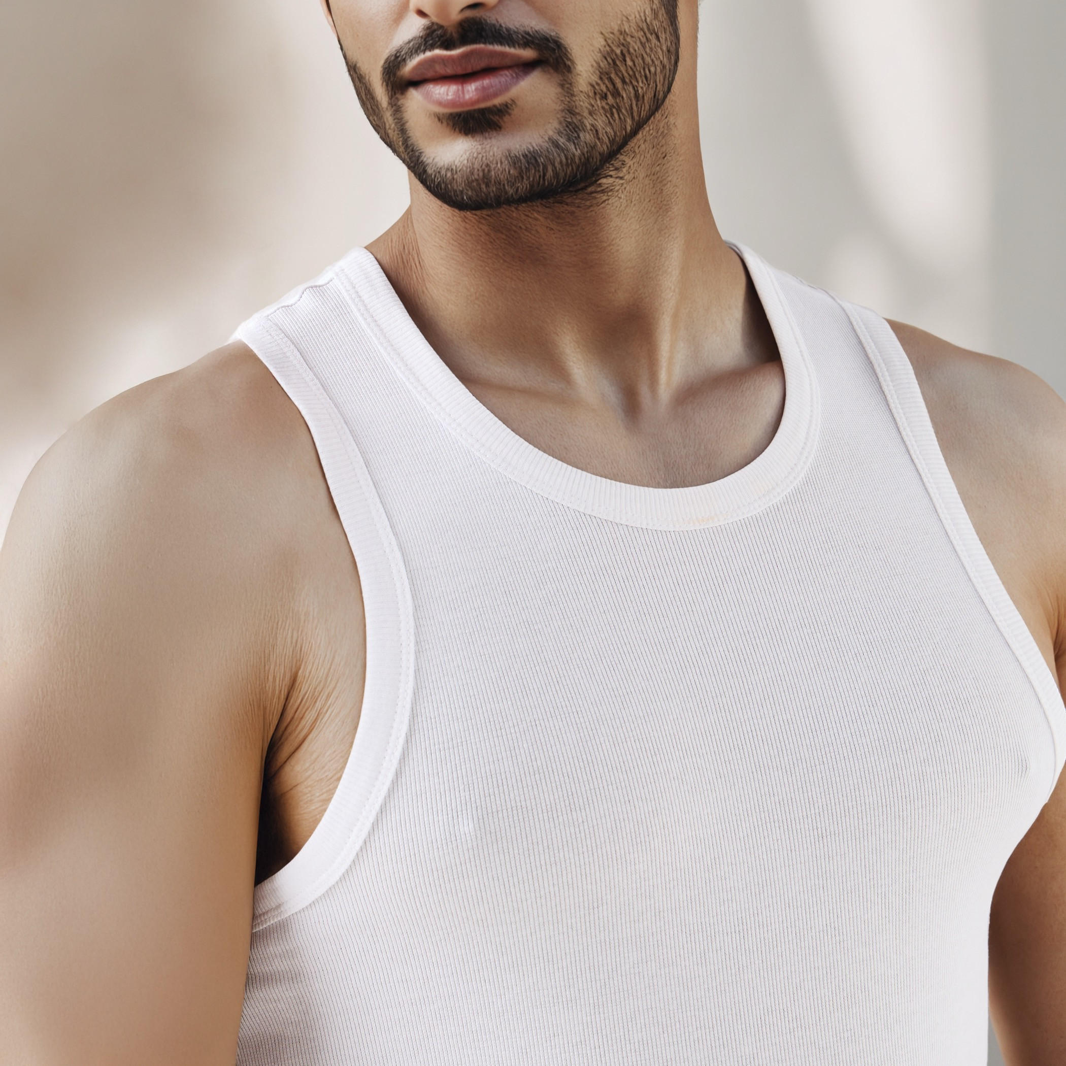 Men Ribbed Cotton Blend Vest-men-clothing-innerwear-vests-image-4