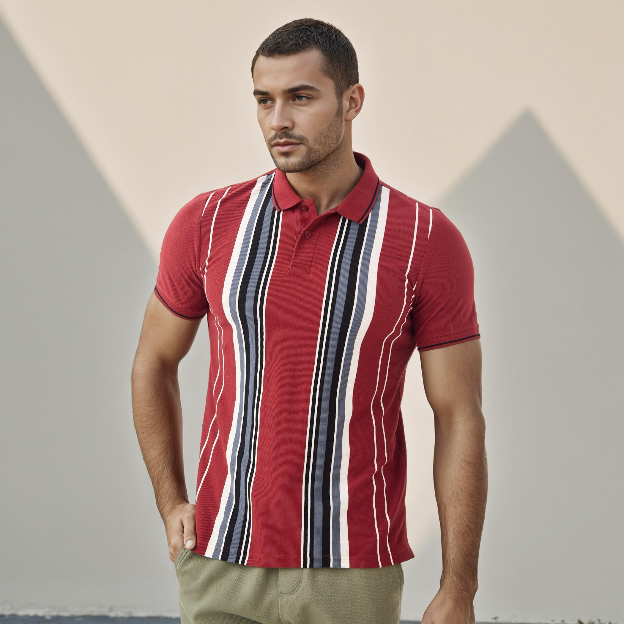 Striped Pique Polo T-shirt-men-clothing-tshirtsandpolos-polos-image-1