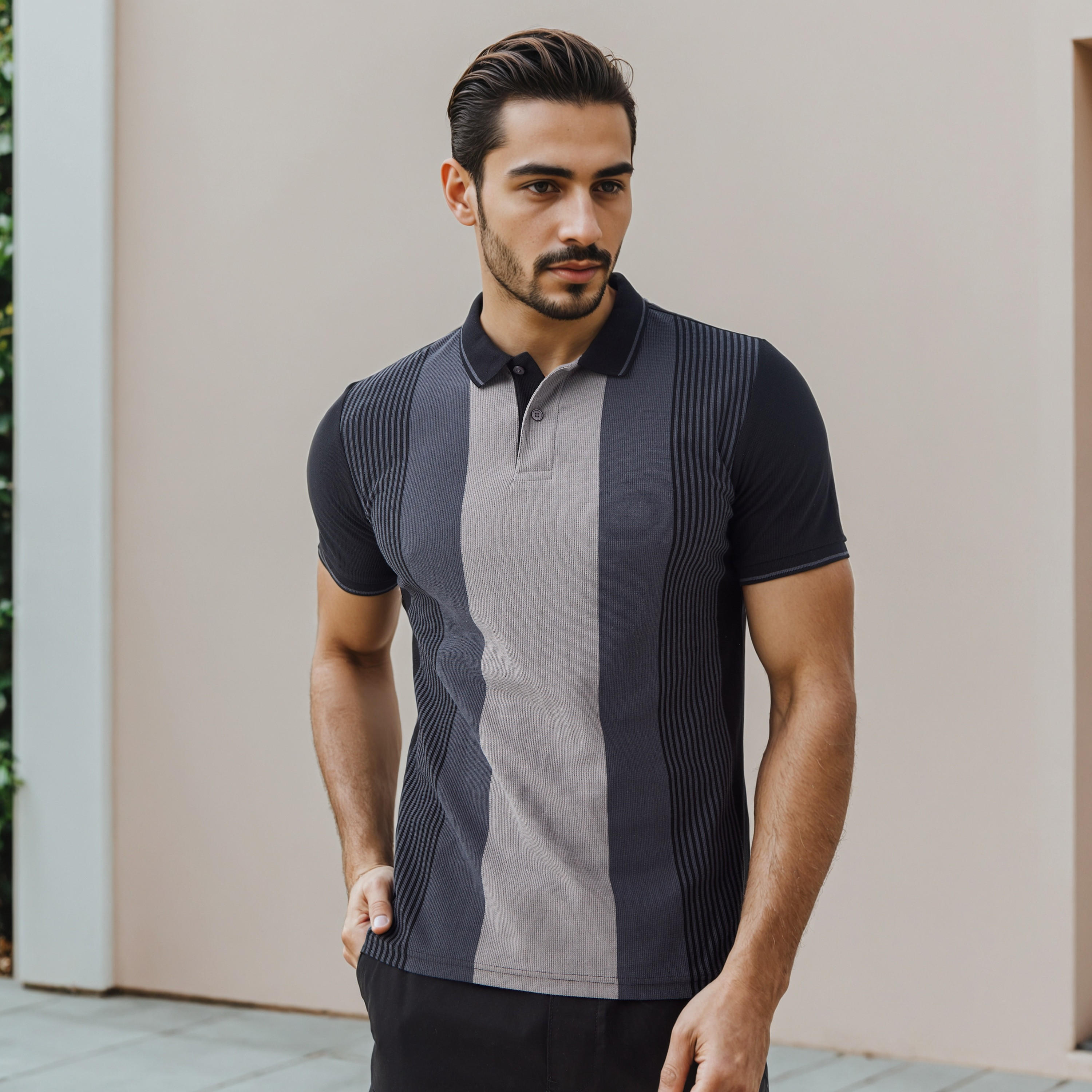 تيشيرت بولو بيكيه مخطط-men-clothing-tshirtsandpolos-polos-image-1