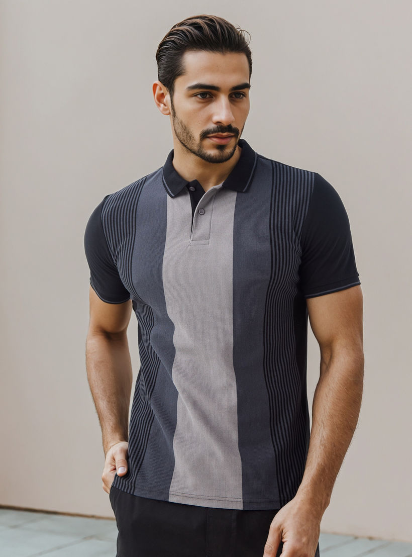 تيشيرت بولو بيكيه مخطط-men-clothing-tshirtsandpolos-polos-image-1