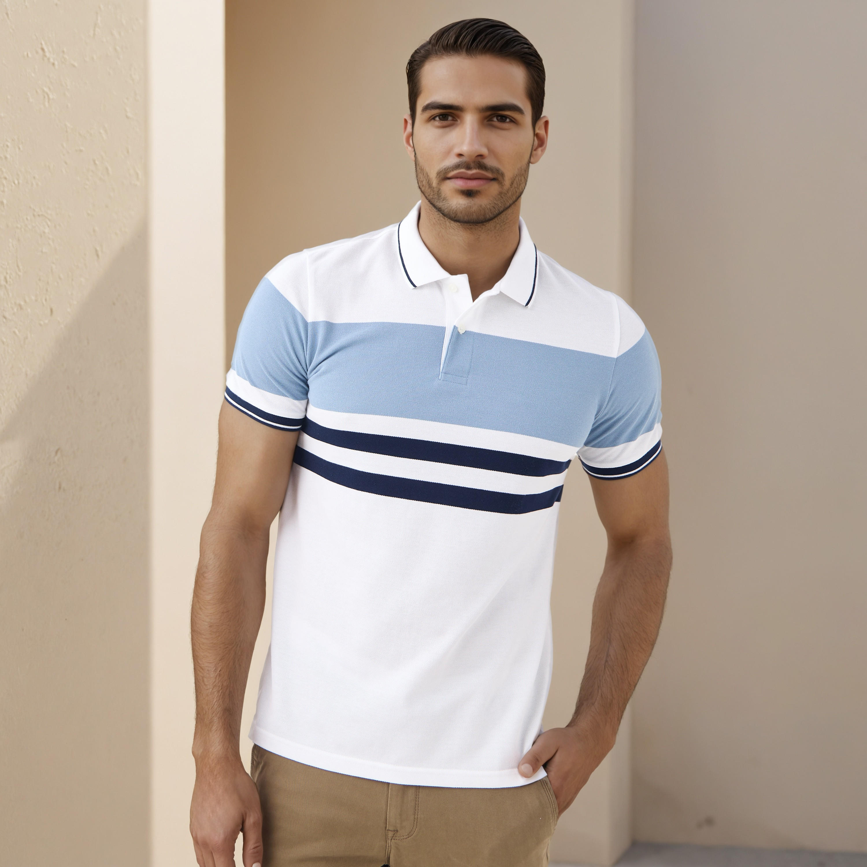 تيشيرت بولو بيكيه مخطط-men-clothing-tshirtsandpolos-polos-image-1
