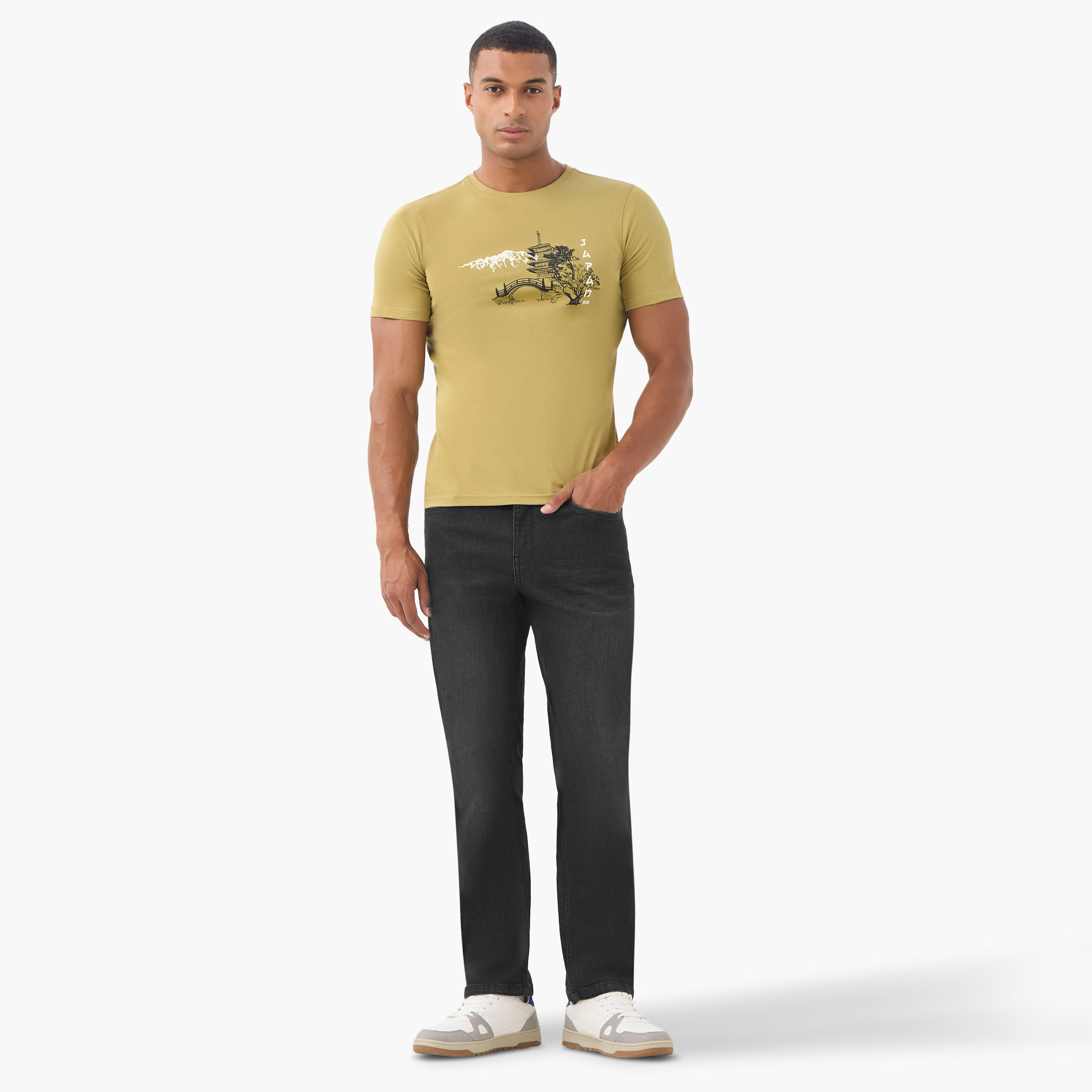 Sketch Art Print Slim Fit T-shirt-men-clothing-tshirtsandpolos-tshirts-image-3