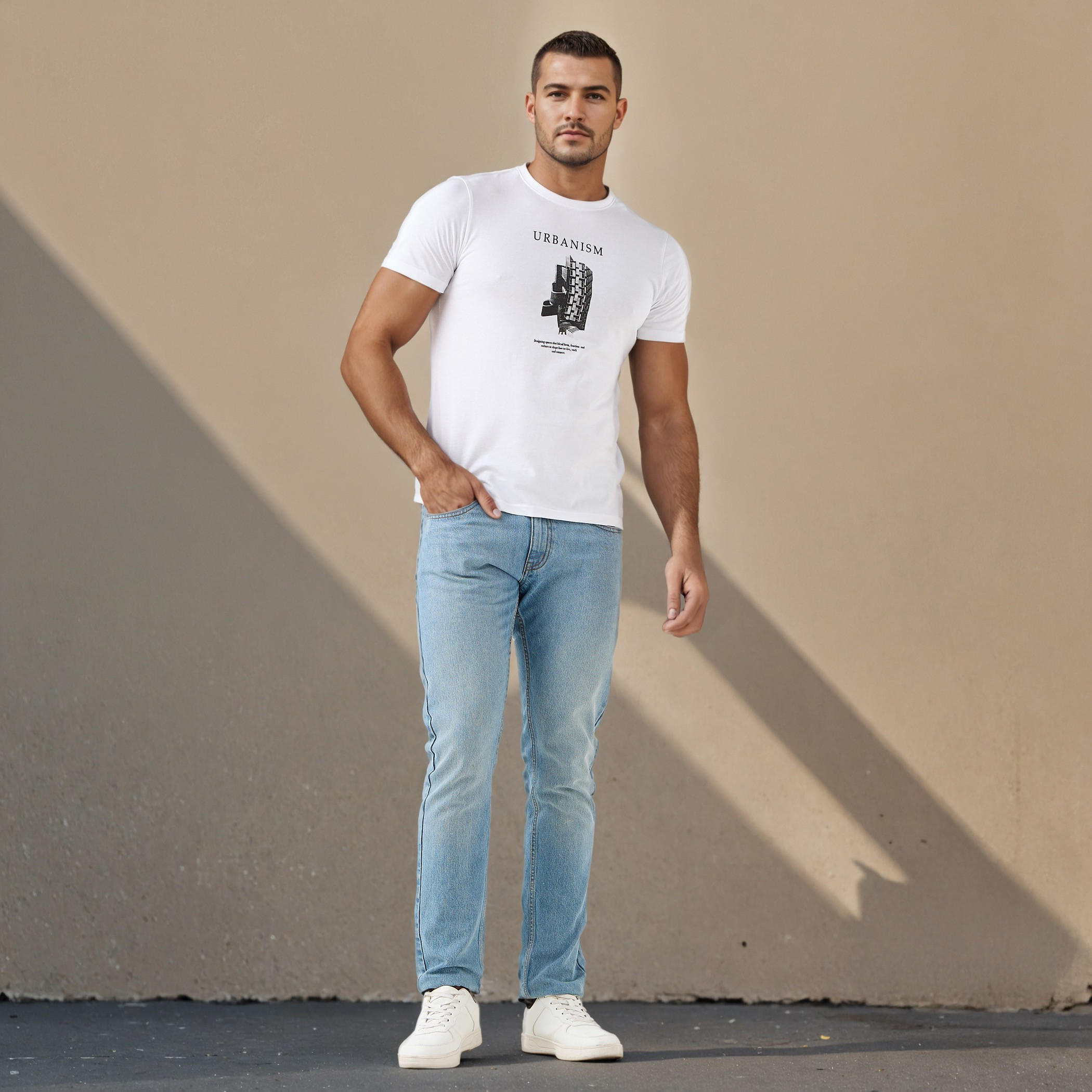 تيشيرت بطبعات جرافيك وقصة سليم-men-clothing-tshirtsandpolos-tshirts-image-4