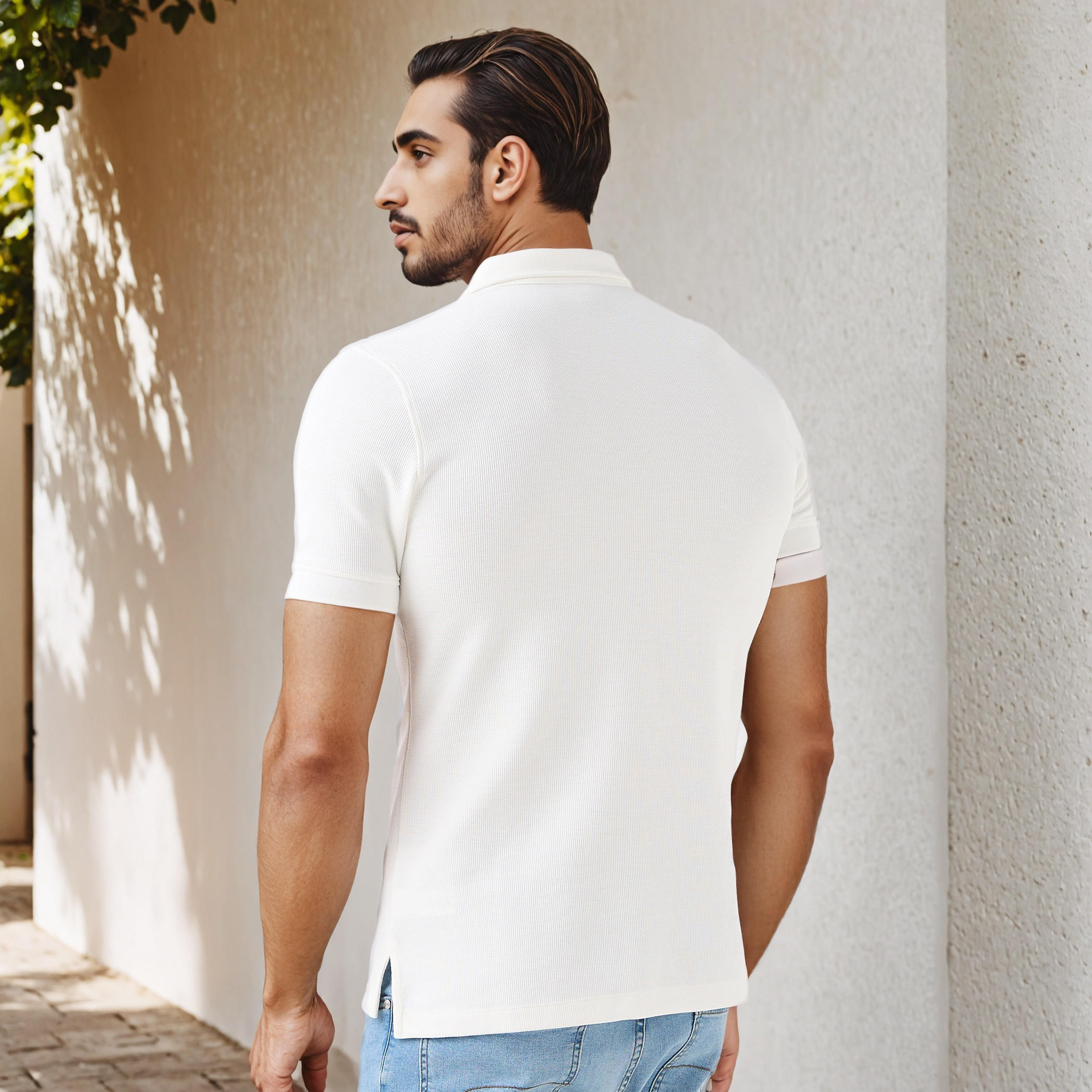 Textured Polo T-shirt-men-clothing-tshirtsandpolos-polos-image-3