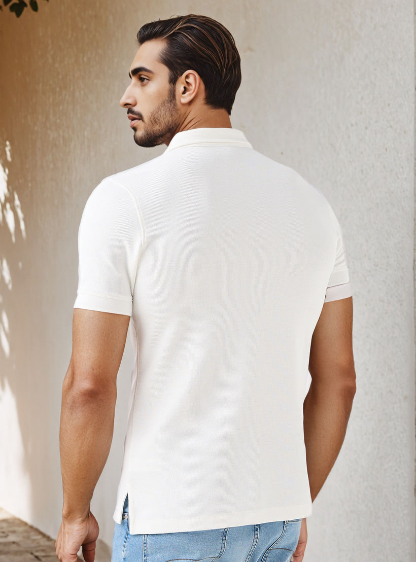 Textured Polo T-shirt-men-clothing-tshirtsandpolos-polos-image-3