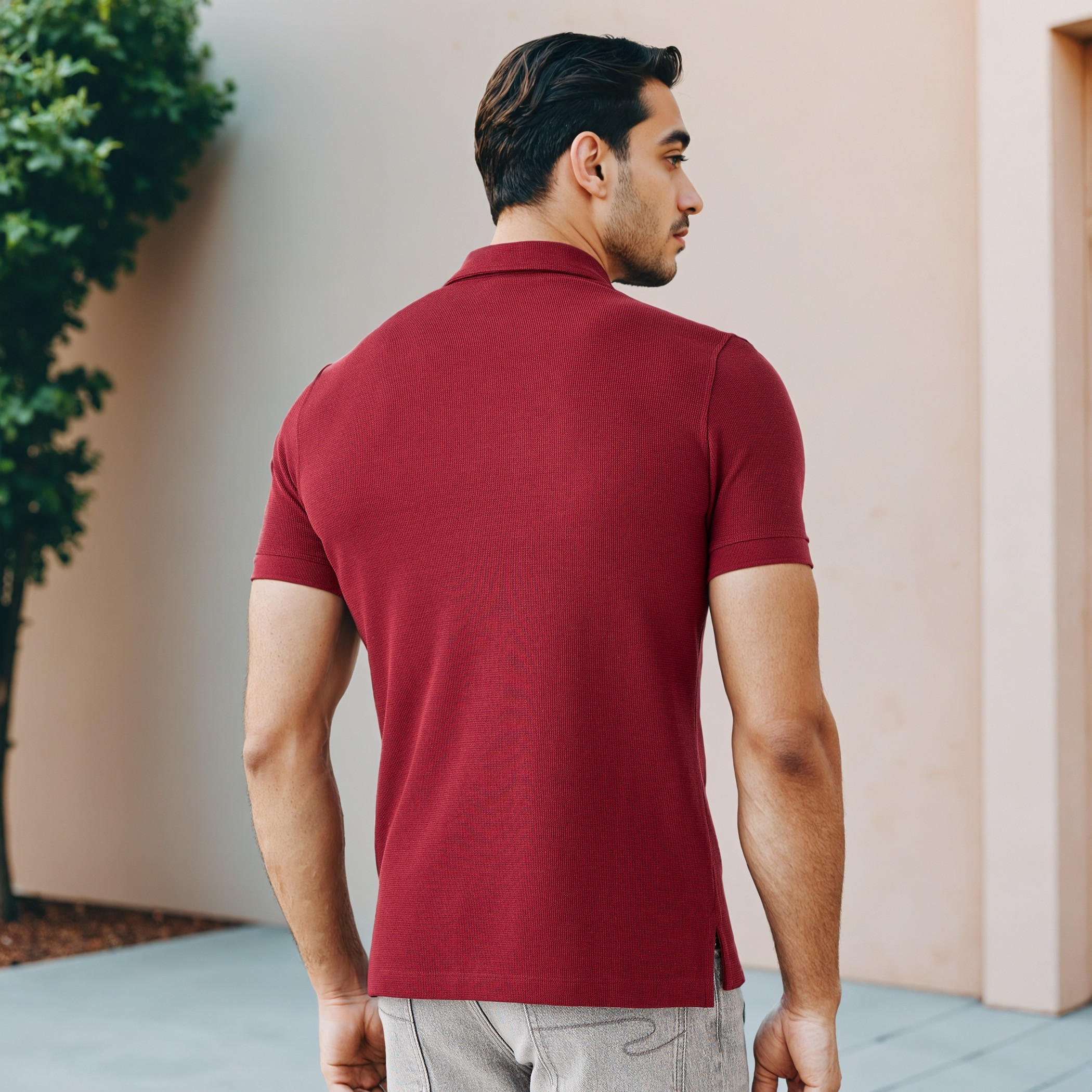 Textured Polo T-shirt-men-clothing-tshirtsandpolos-polos-image-3