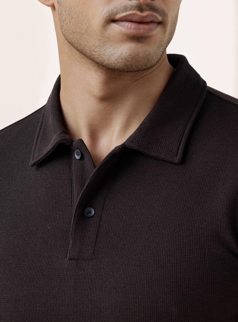Textured Polo T-shirt-men-clothing-tshirtsandpolos-polos-image-5