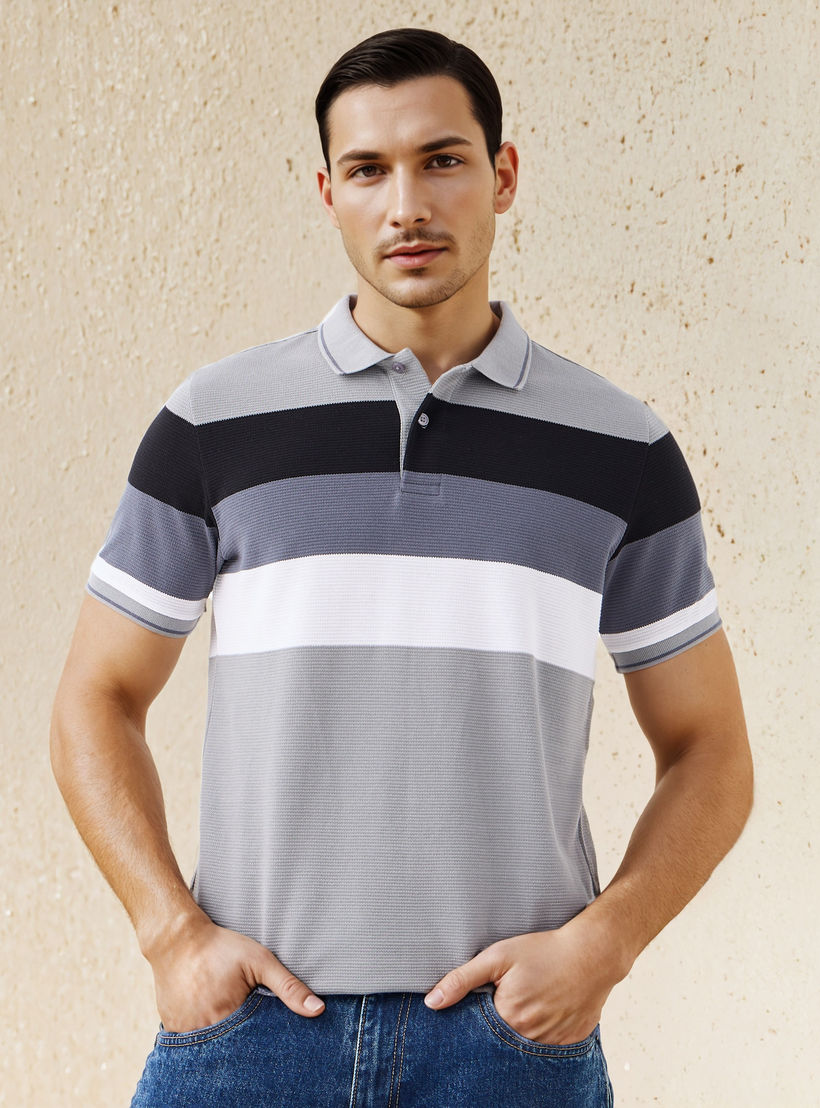 Striped Polo T-shirt-men-clothing-tshirtsandpolos-polos-image-1