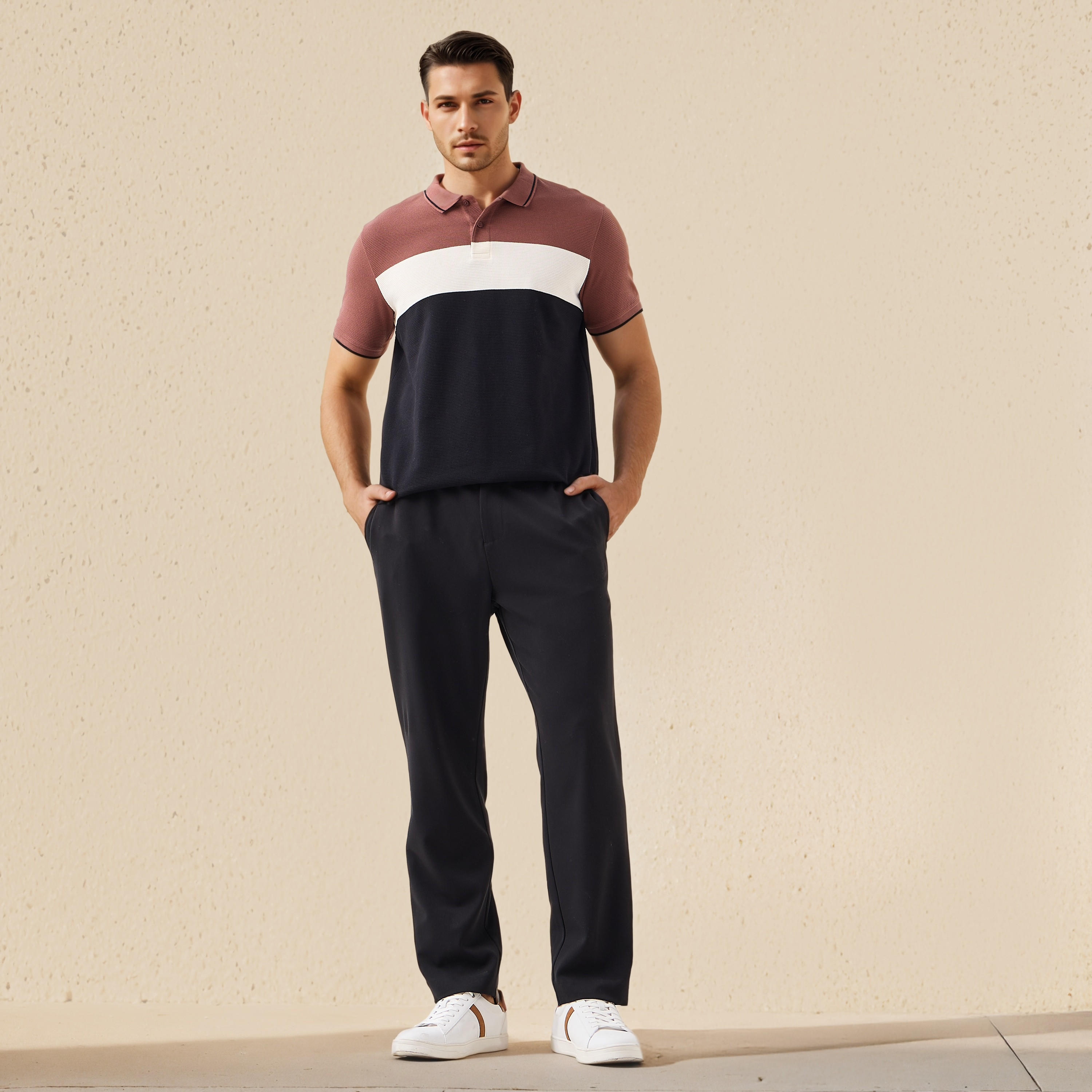 Striped Regular Fit Polo T-shirt-men-clothing-tshirtsandpolos-polos-image-2