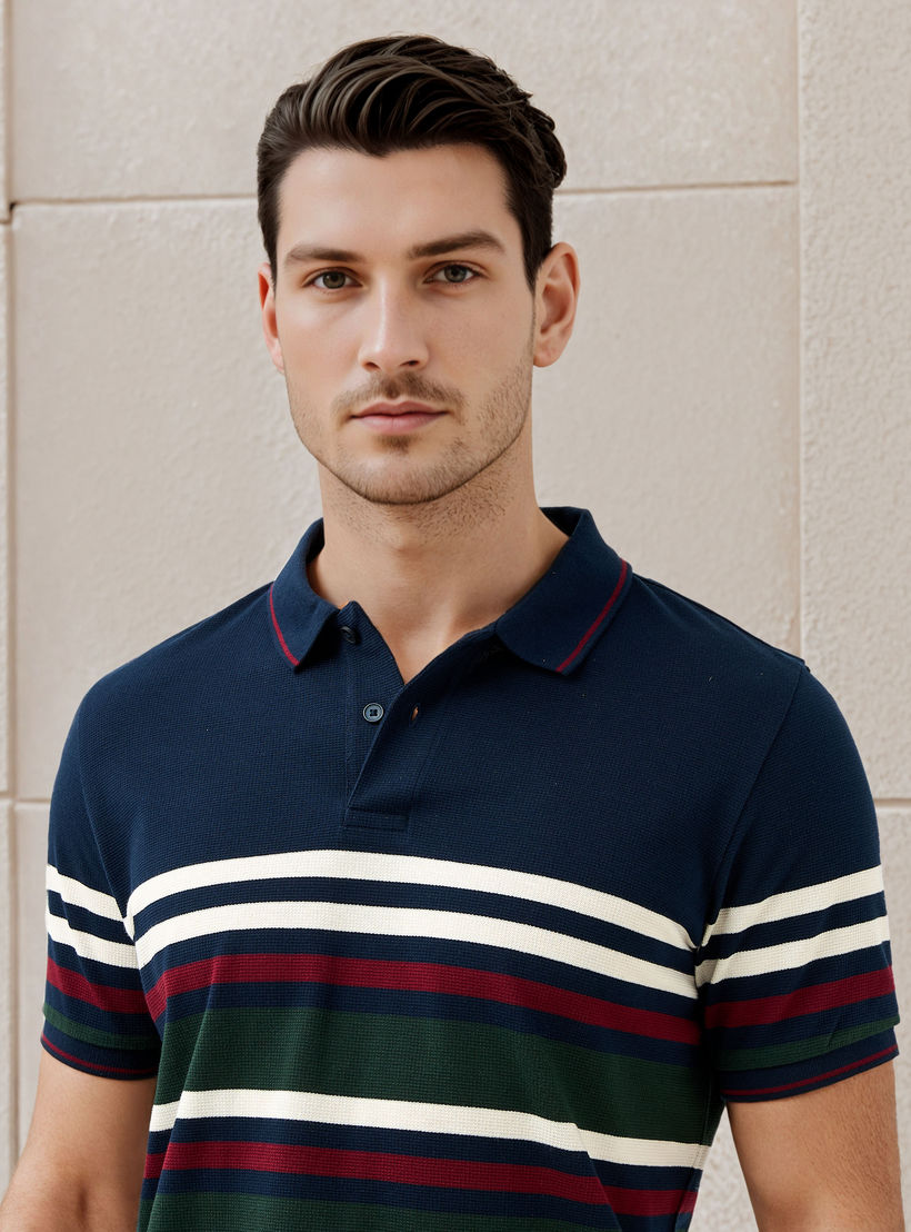 تيشيرت بولو بيكيه مقلم-men-clothing-tshirtsandpolos-polos-image-4