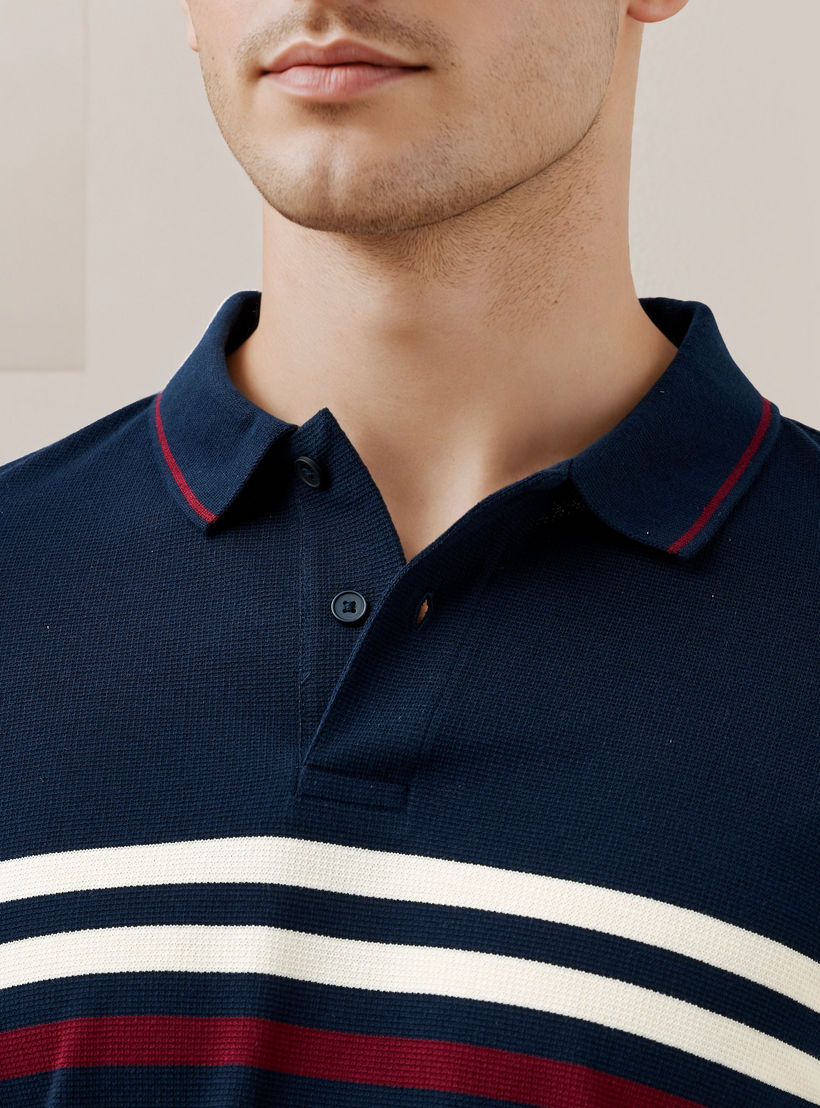 تيشيرت بولو بيكيه مقلم-men-clothing-tshirtsandpolos-polos-image-5