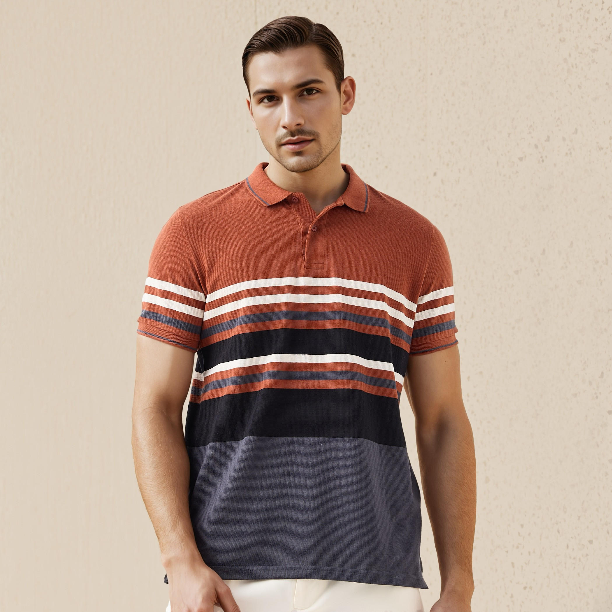 Striped Pique Polo T-shirt-men-clothing-tshirtsandpolos-polos-image-1