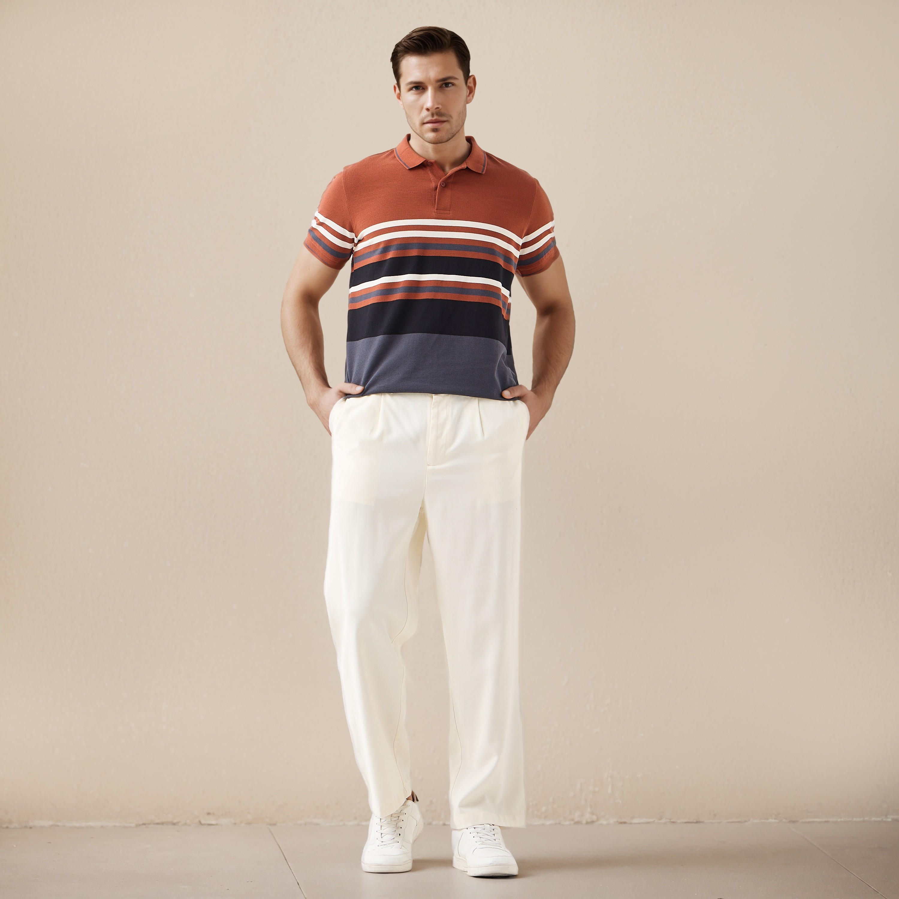 تيشيرت بولو بيكيه مقلم-men-clothing-tshirtsandpolos-polos-image-4