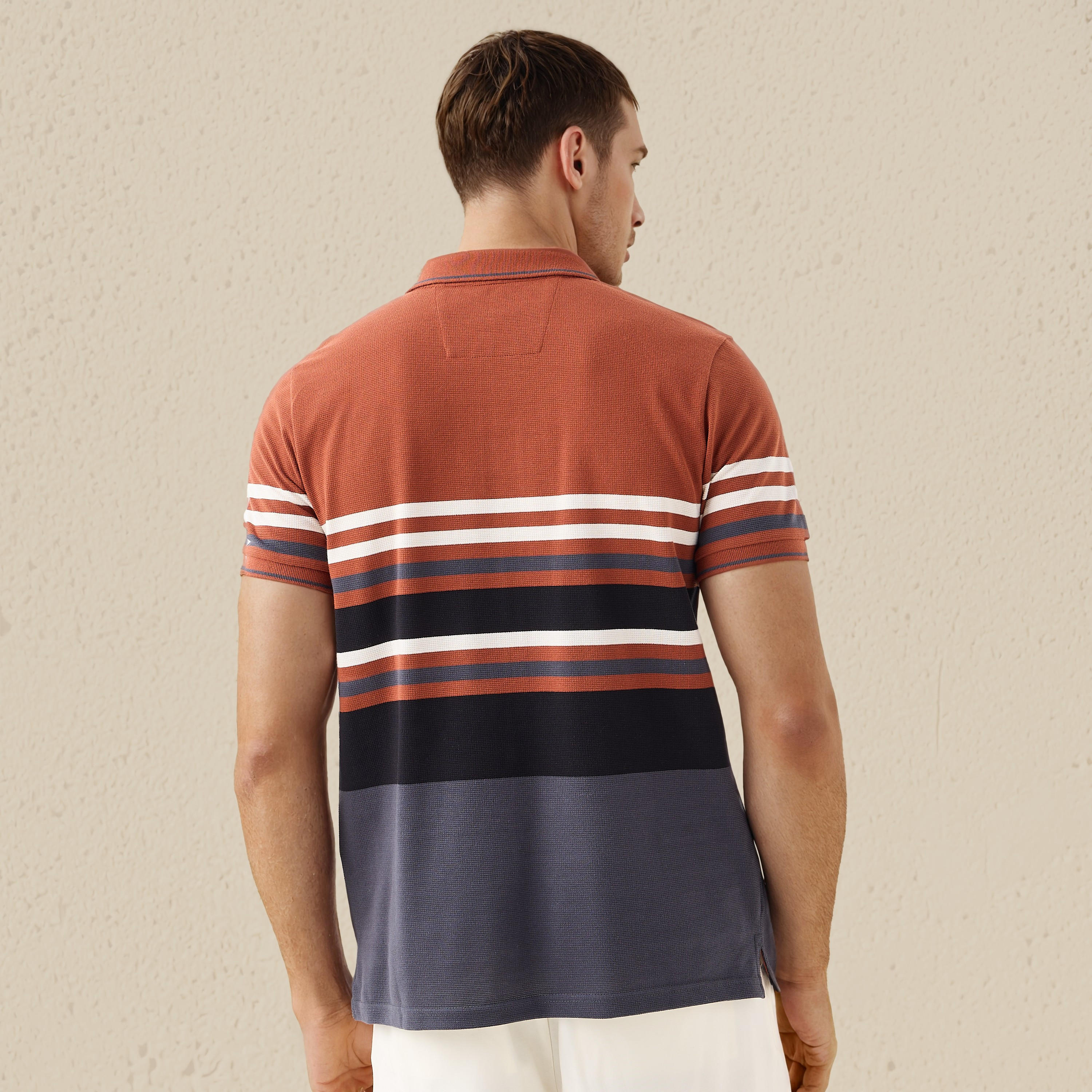 تيشيرت بولو بيكيه مقلم-men-clothing-tshirtsandpolos-polos-image-3
