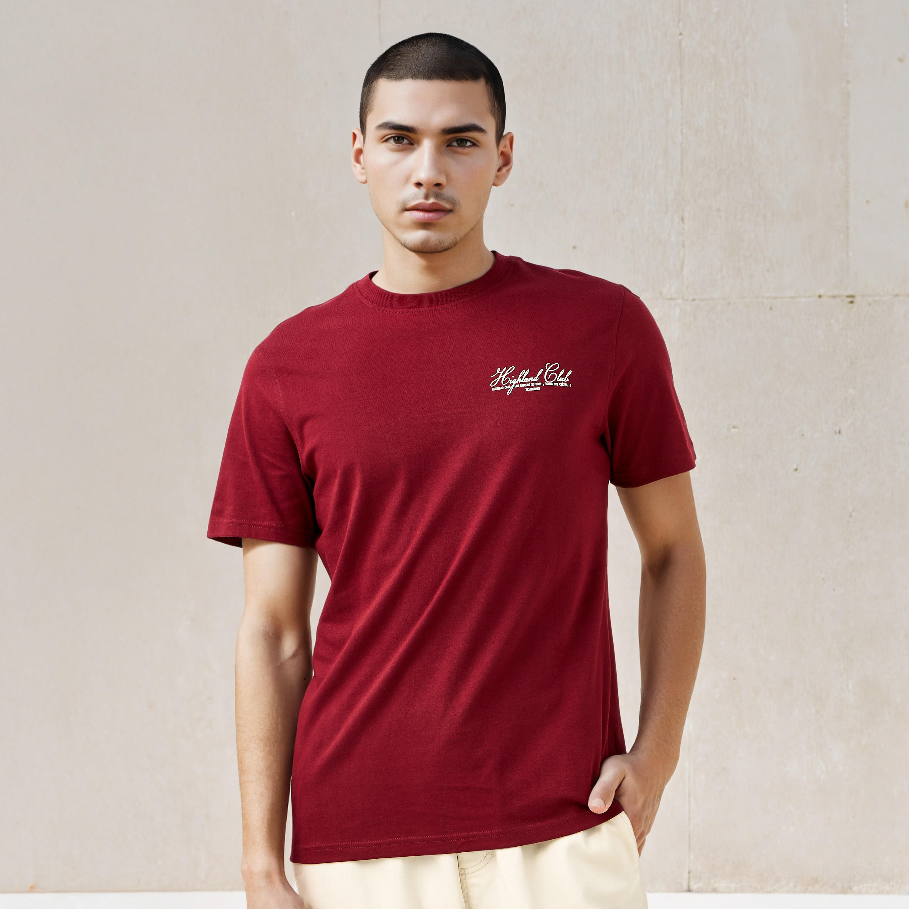 Slogan Print T-shirt-men-clothing-tshirtsandpolos-tshirts-image-1