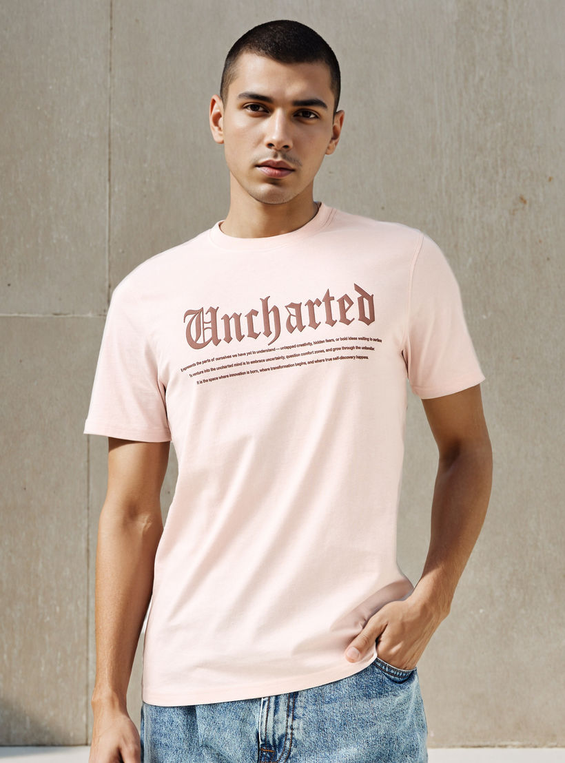 Slogan Print T-shirt-men-clothing-tshirtsandpolos-tshirts-image-1