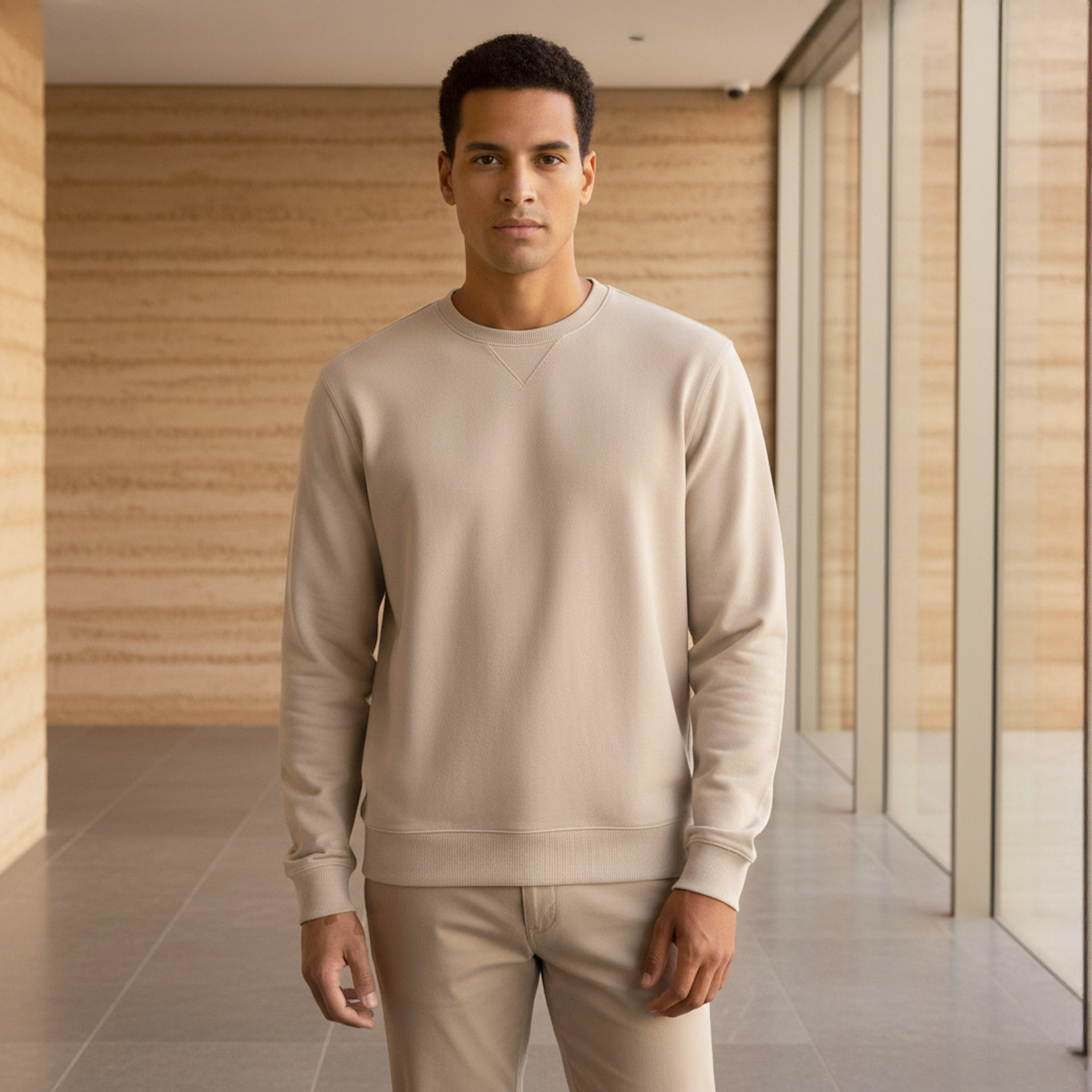 سويت شيرت رجالي بياقة ضيقة وقصة عادية-men-winterwear-hoodiesandsweatshirts-image-4