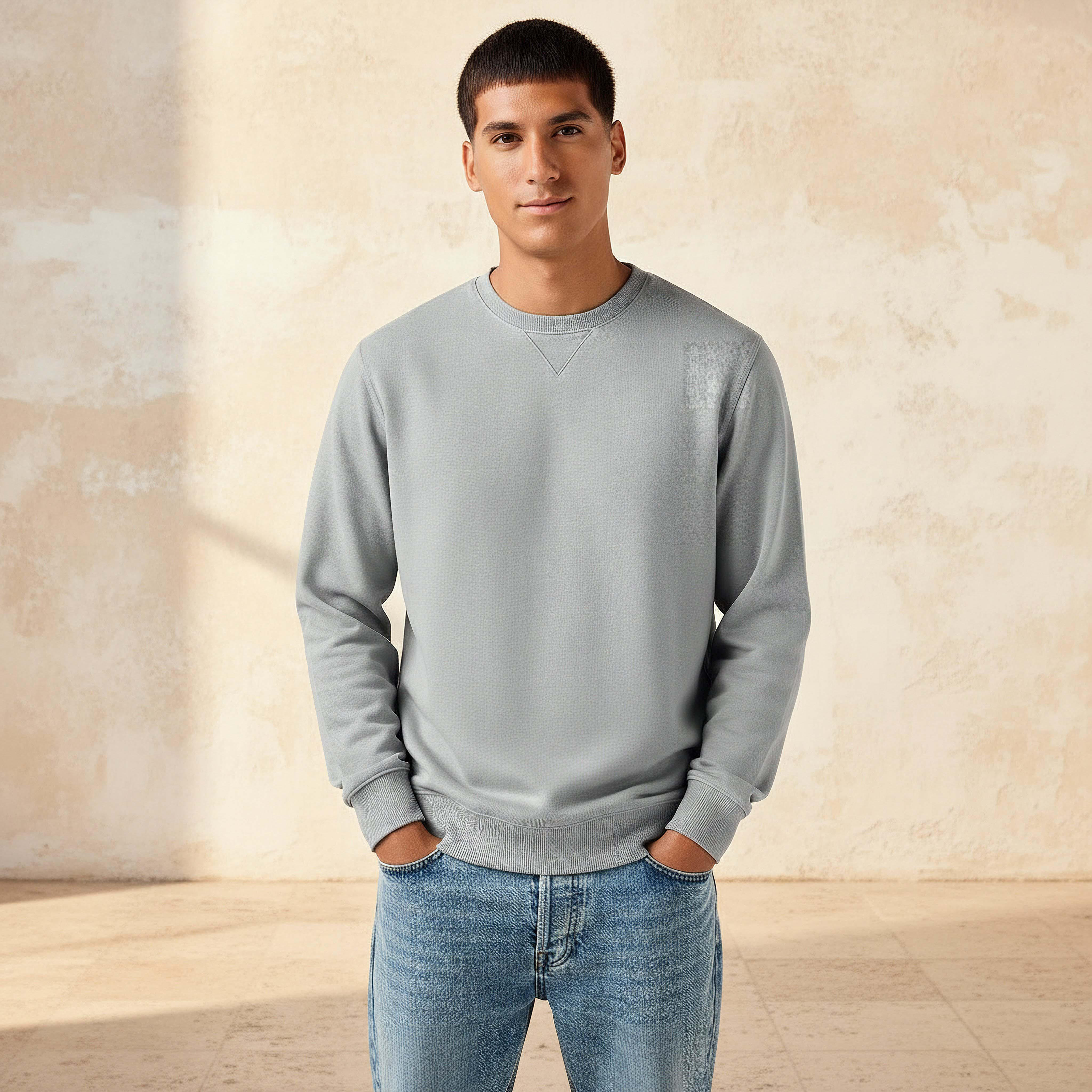 سويت شيرت رجالي بياقة ضيقة وقصة عادية-men-winterwear-hoodiesandsweatshirts-image-6