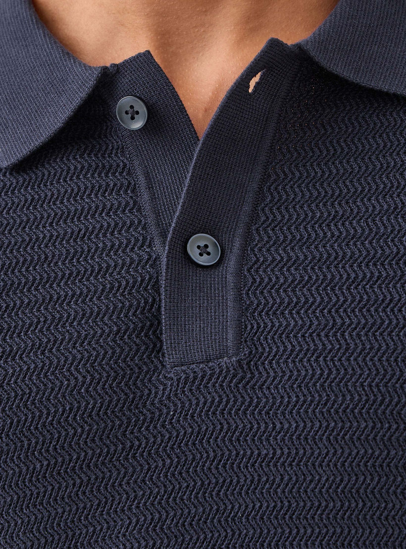 Men Long Sleeves Knit Textured Polo T-shirt-men-clothing-tshirtsandpolos-polos-image-5
