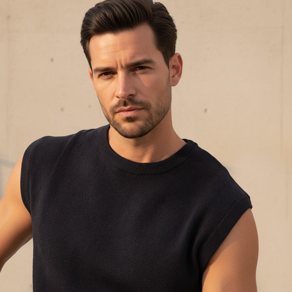 Men Crew Neck Sleeveless Sweater-men-clothing-sweatersandpullovers-image-4