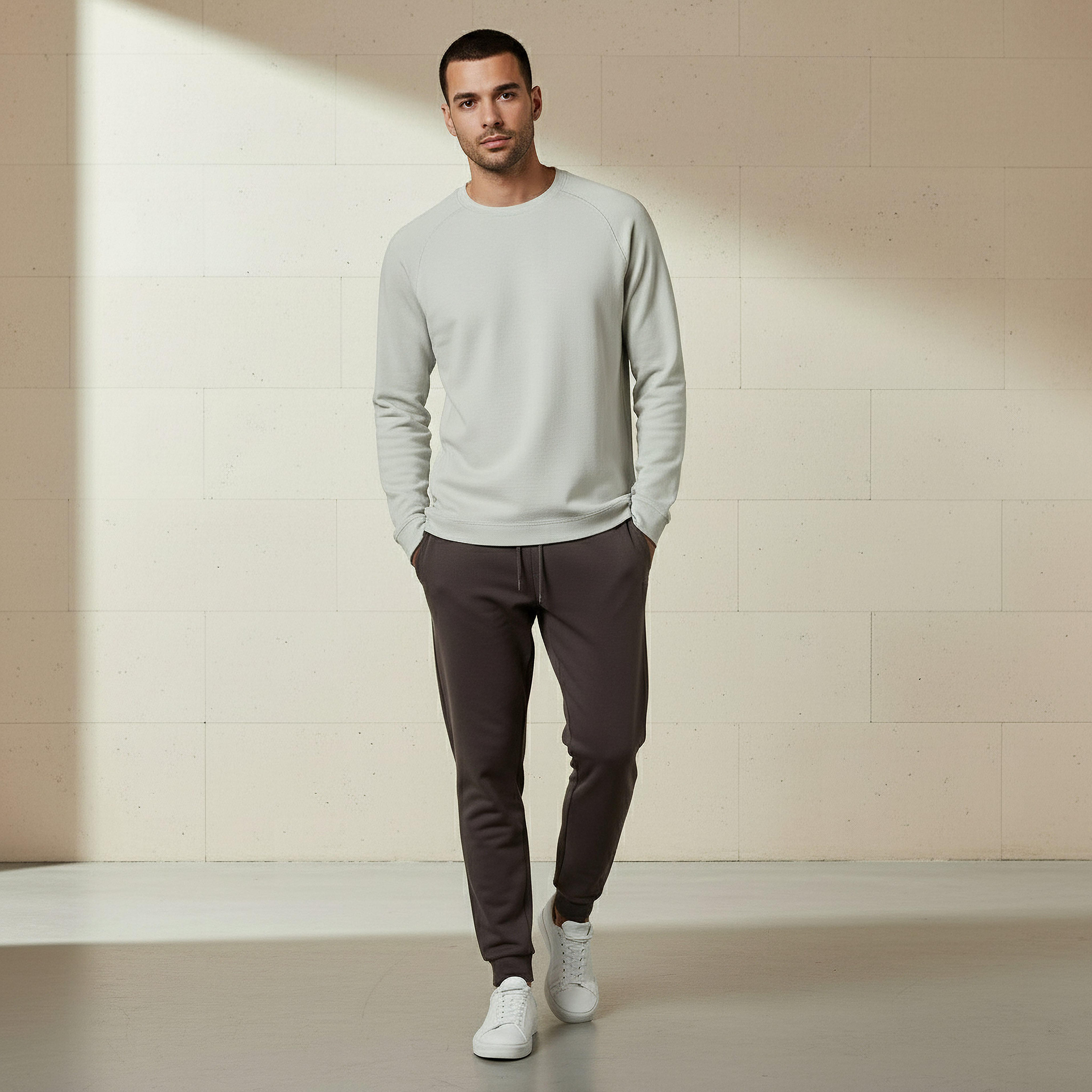 Men Regular Fit Crew Neck Long Sleeve Textured T-shirt-men-clothing-tshirtsandpolos-tshirts-image-5