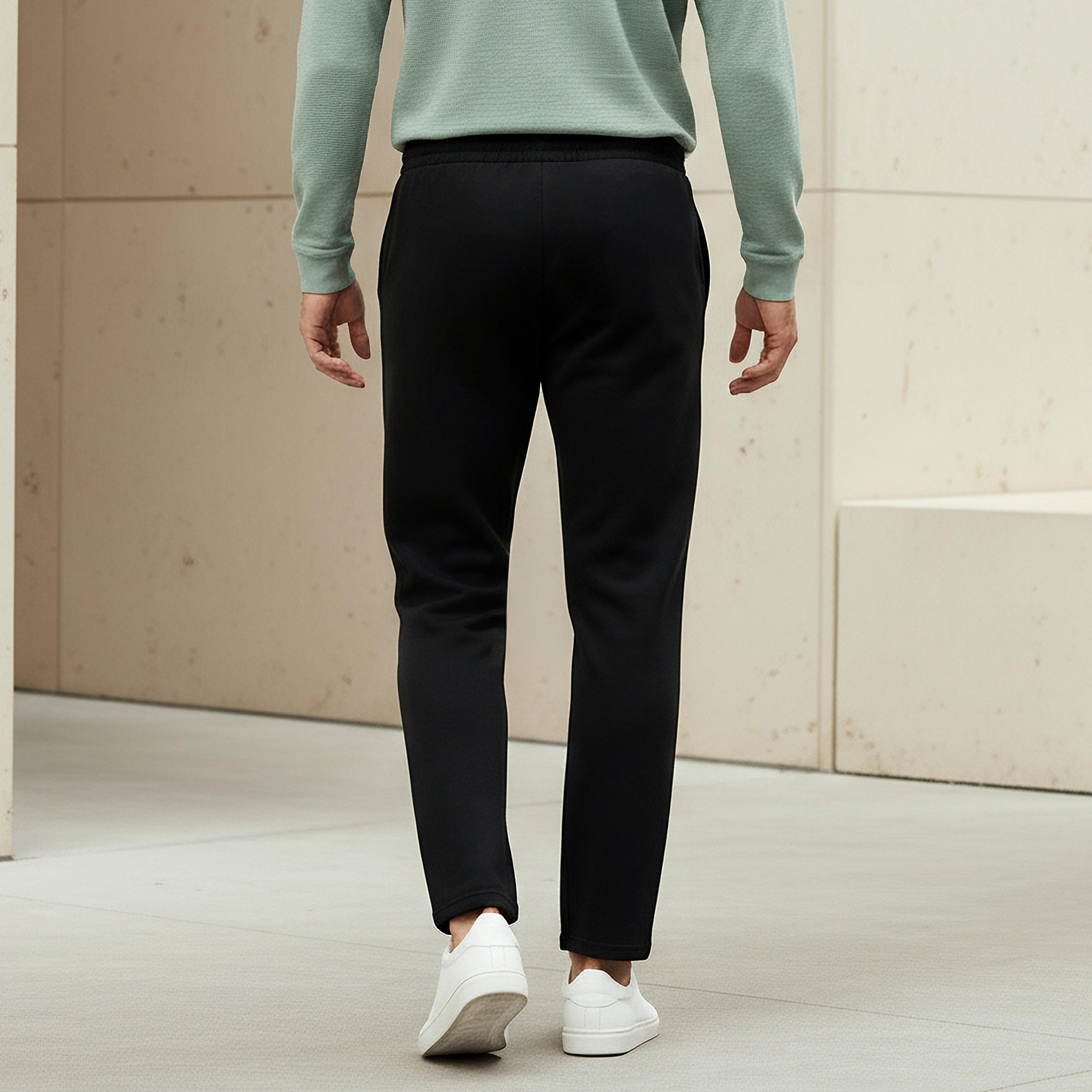 Men Regular Fit Joggers with Pockets-men-clothing-bottoms-joggers-image-3