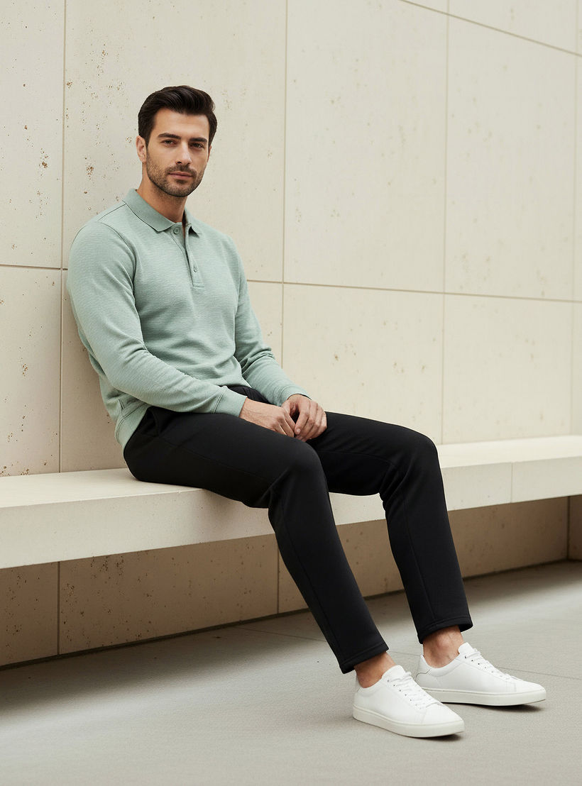 Men Regular Fit Joggers with Pockets-men-clothing-bottoms-joggers-image-5