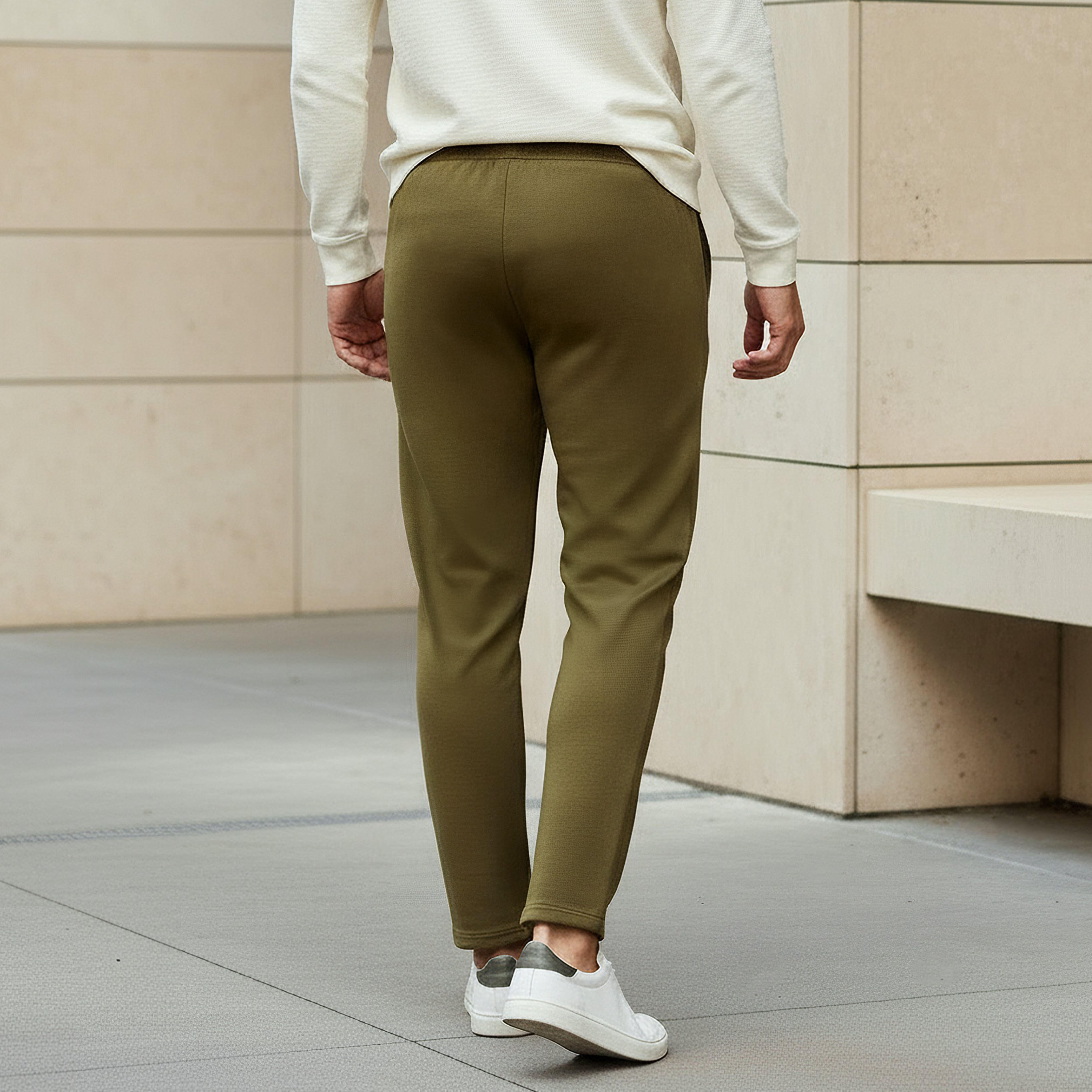 بنطلون رياضي رجالي بقصة عادية وجيوب-men-clothing-bottoms-joggers-image-3