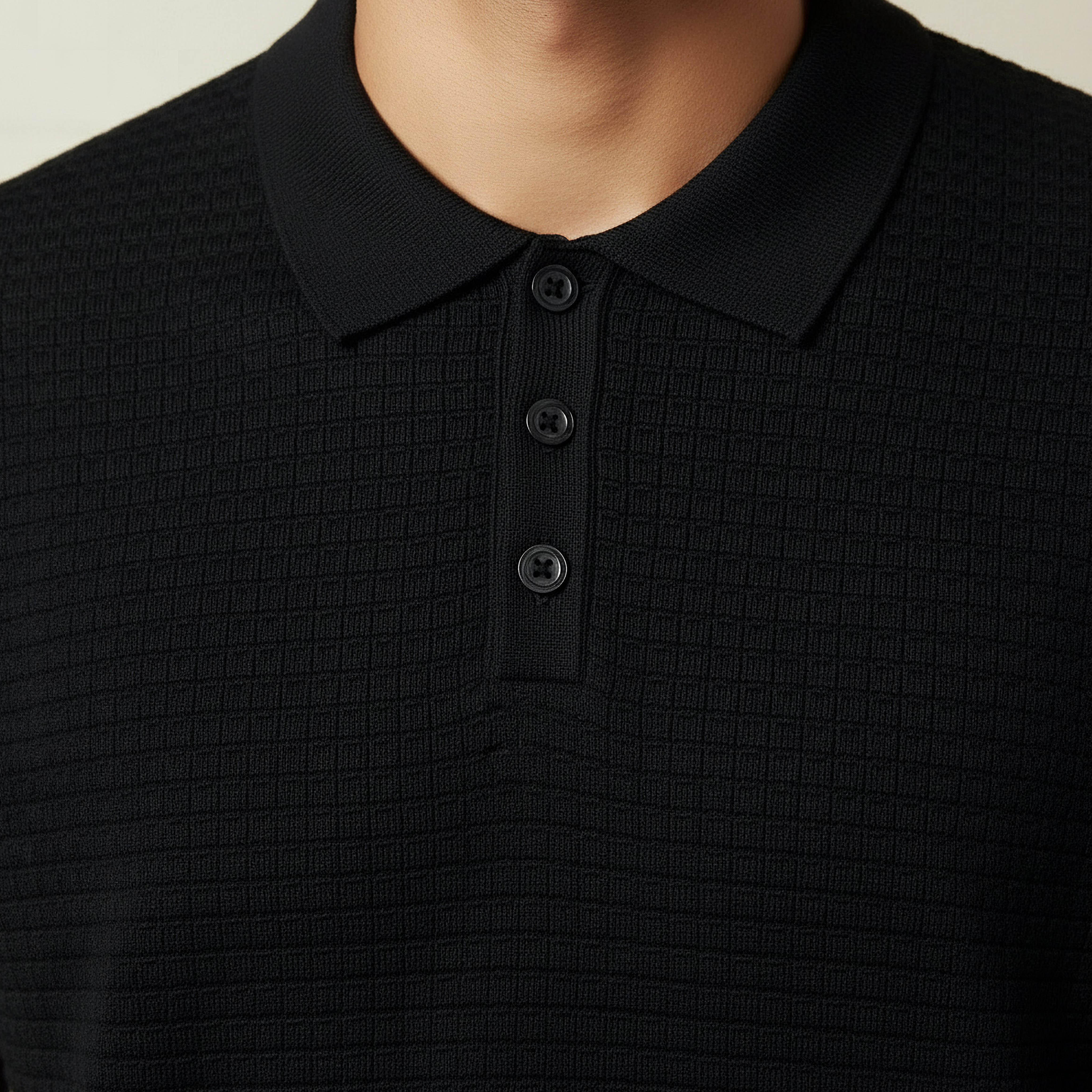 Men Short Sleeves Textured Polo T-shirt-men-clothing-tshirtsandpolos-polos-image-4