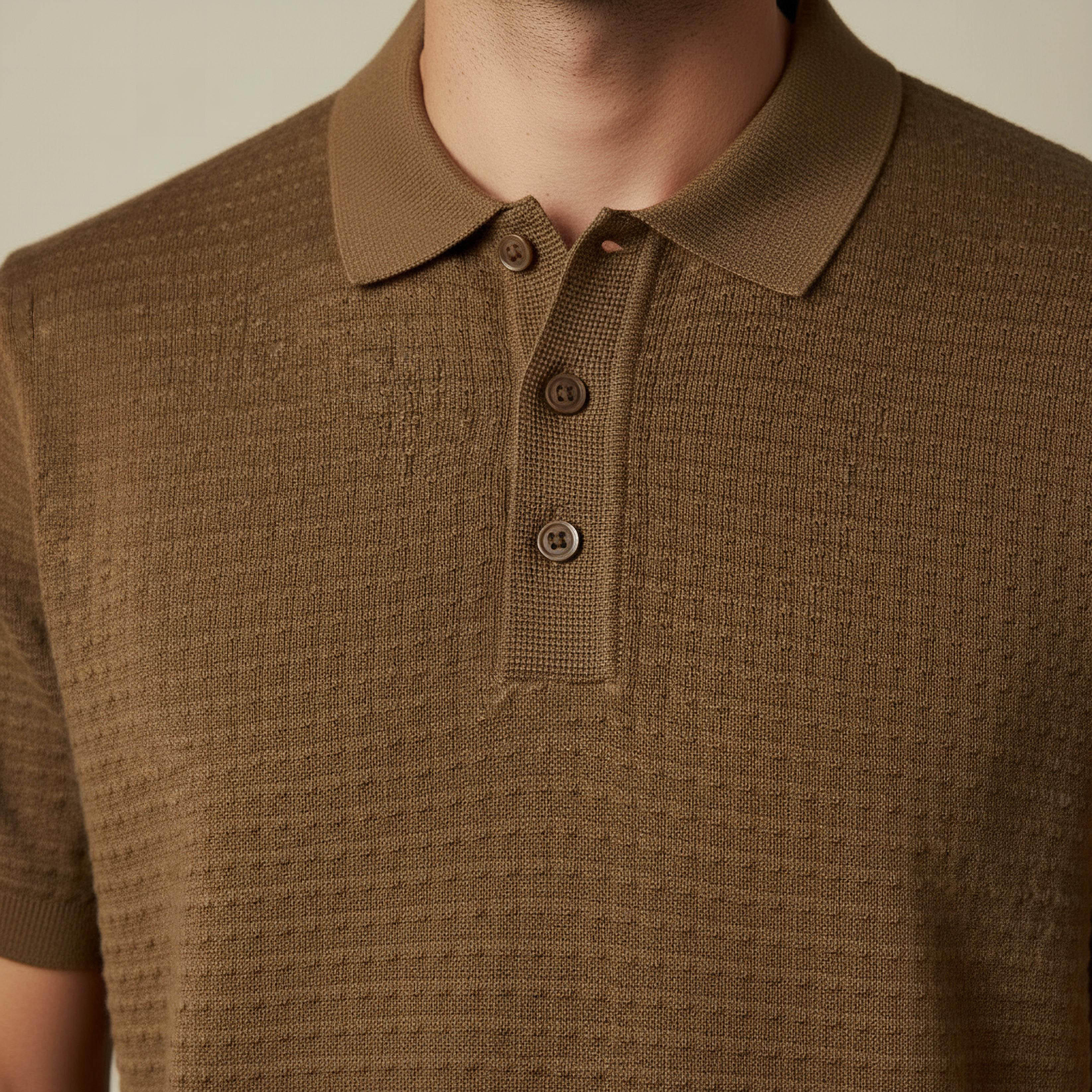 Men Short Sleeves Textured Polo T-shirt-men-clothing-tshirtsandpolos-polos-image-4