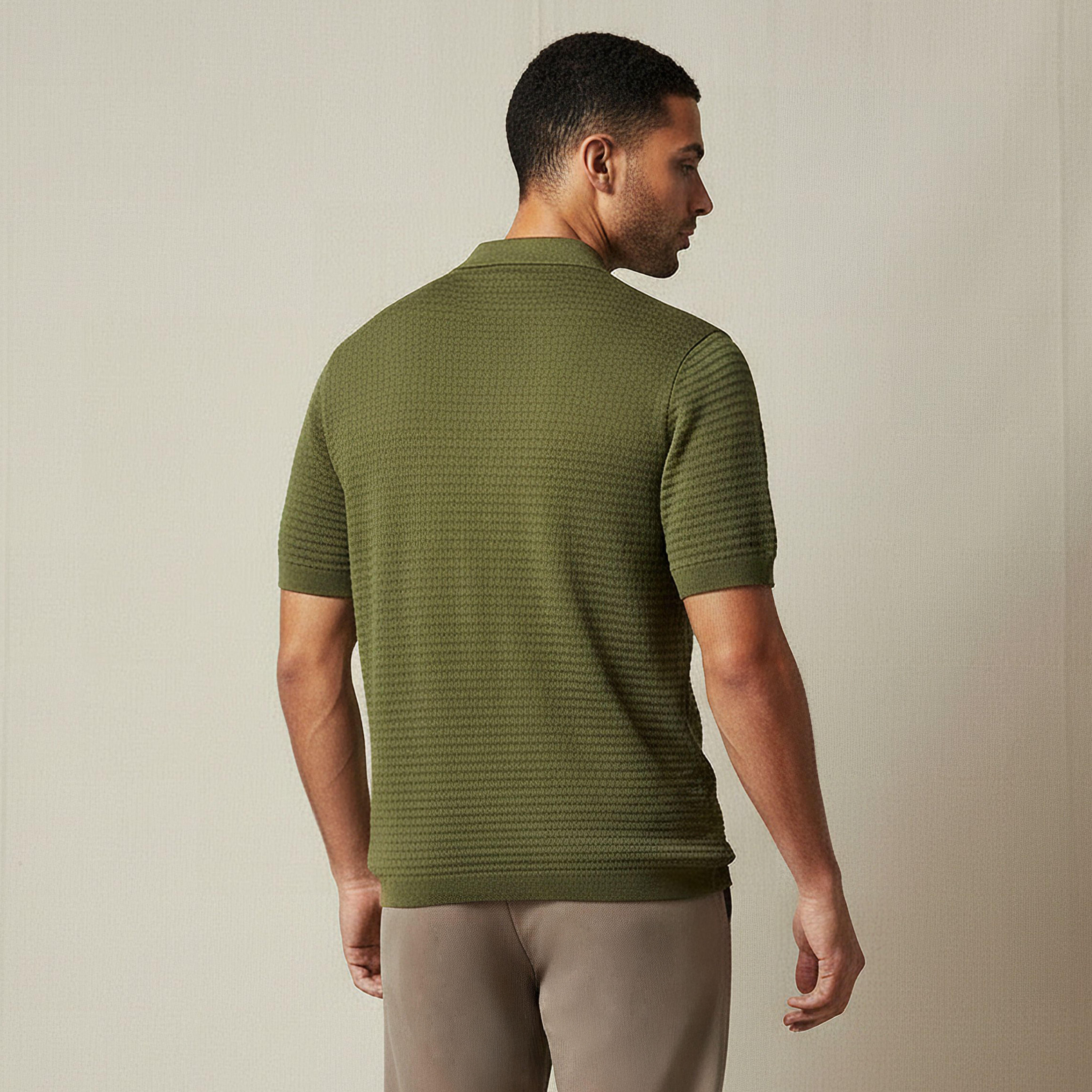 Men Short Sleeves Textured Polo T-shirt-men-clothing-tshirtsandpolos-polos-image-3