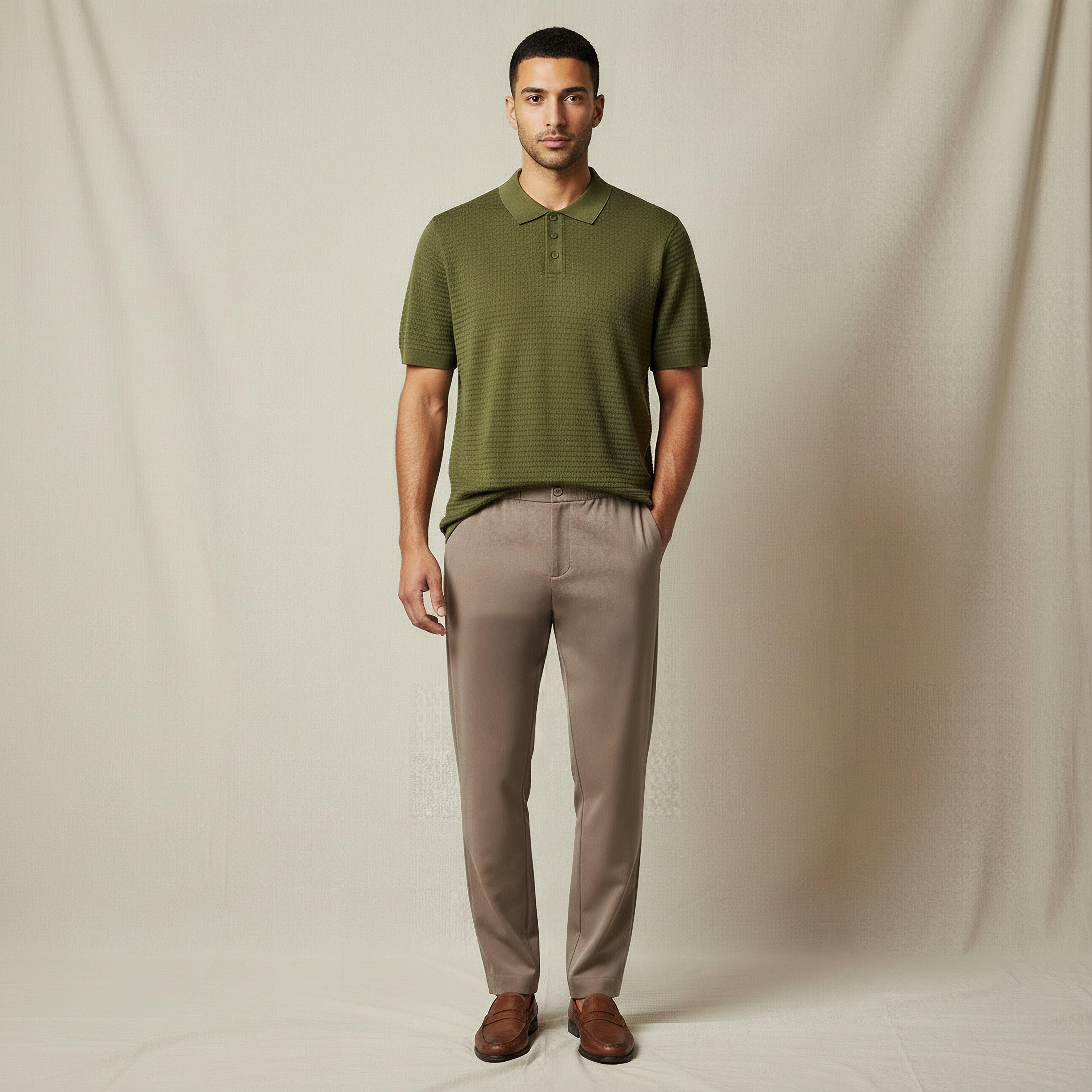 Men Short Sleeves Textured Polo T-shirt-men-clothing-tshirtsandpolos-polos-image-5
