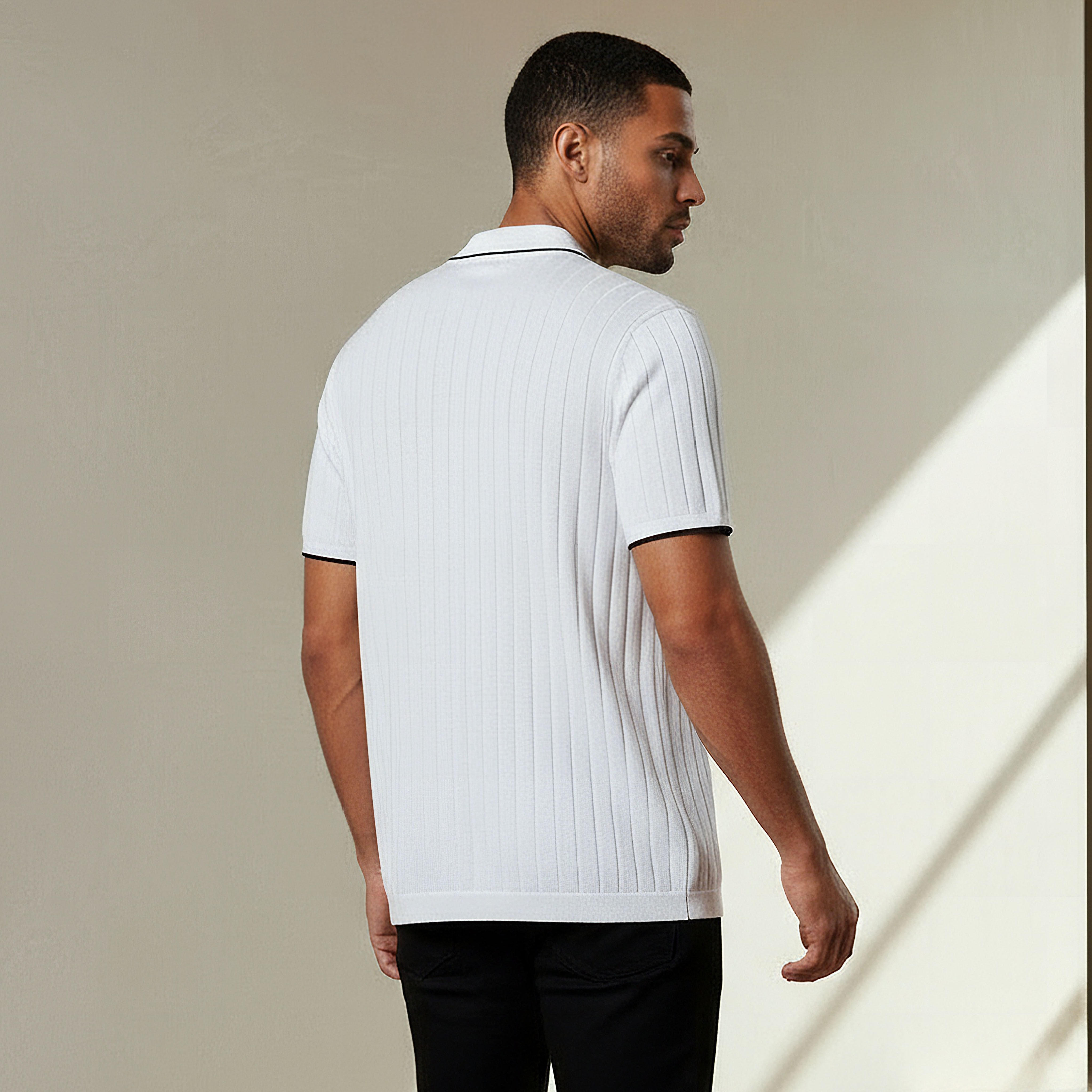 Men Short Sleeves Ribbed Polo T-shirt-men-clothing-tshirtsandpolos-polos-image-3