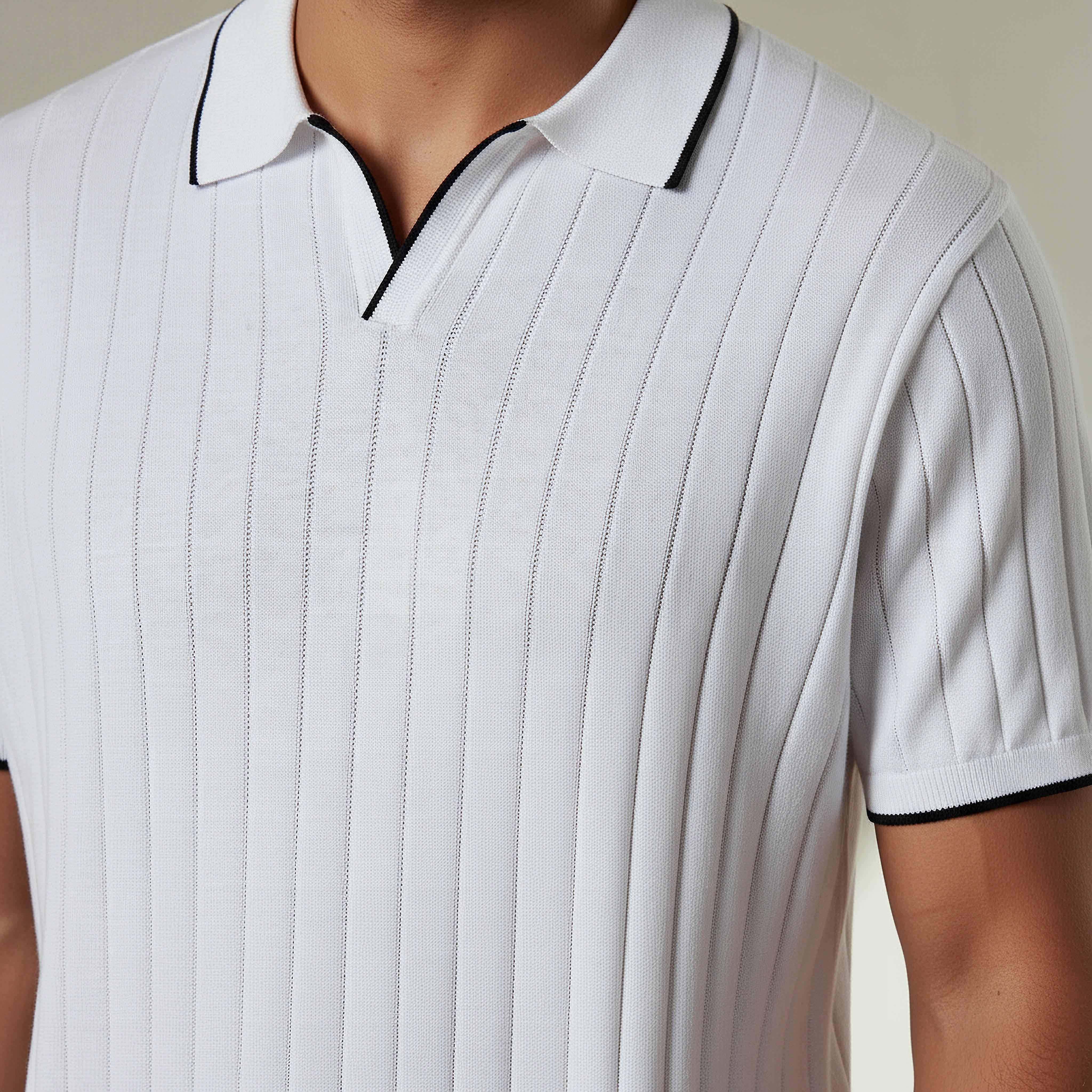 Men Short Sleeves Ribbed Polo T-shirt-men-clothing-tshirtsandpolos-polos-image-4