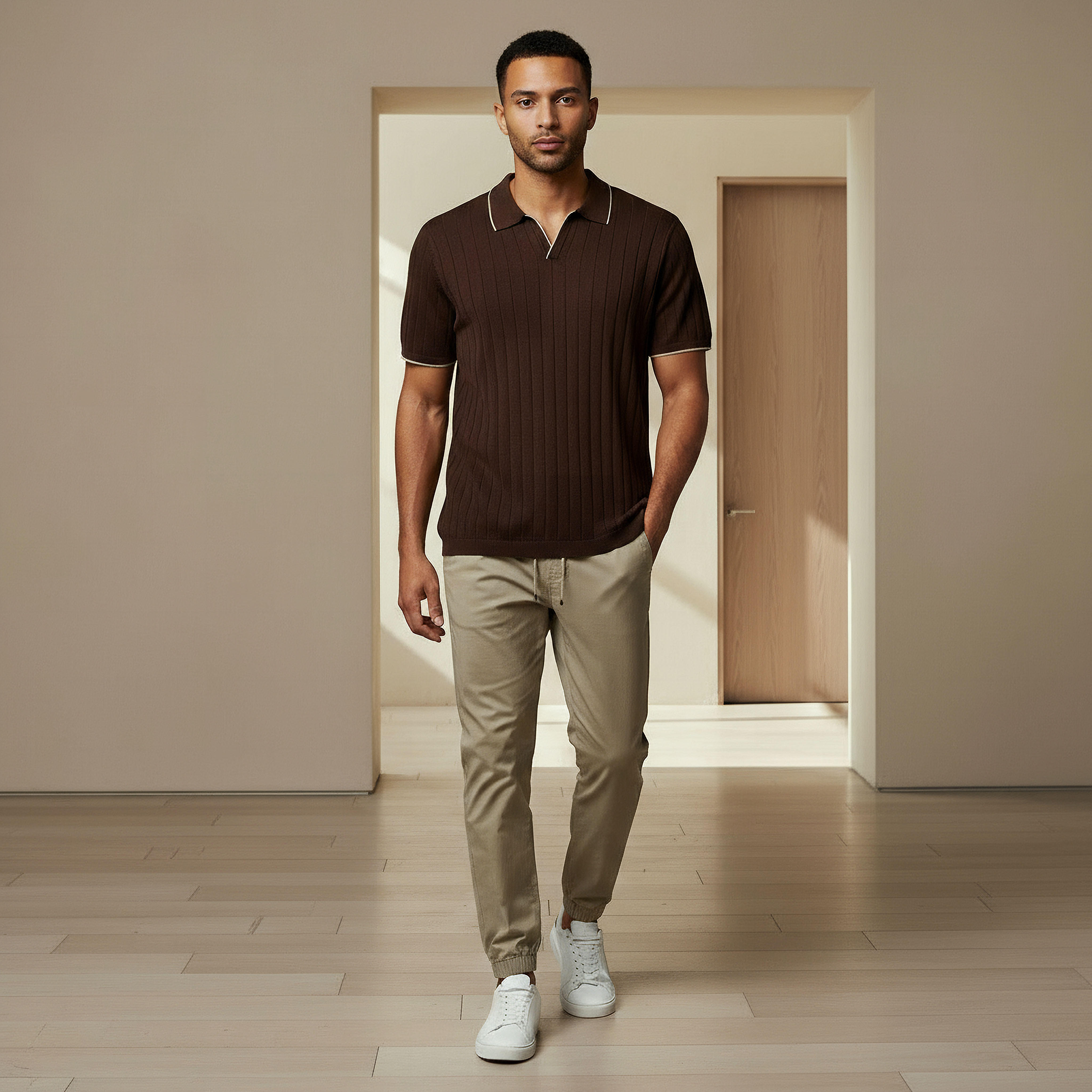 Men Short Sleeves Ribbed Polo T-shirt-men-clothing-tshirtsandpolos-polos-image-3