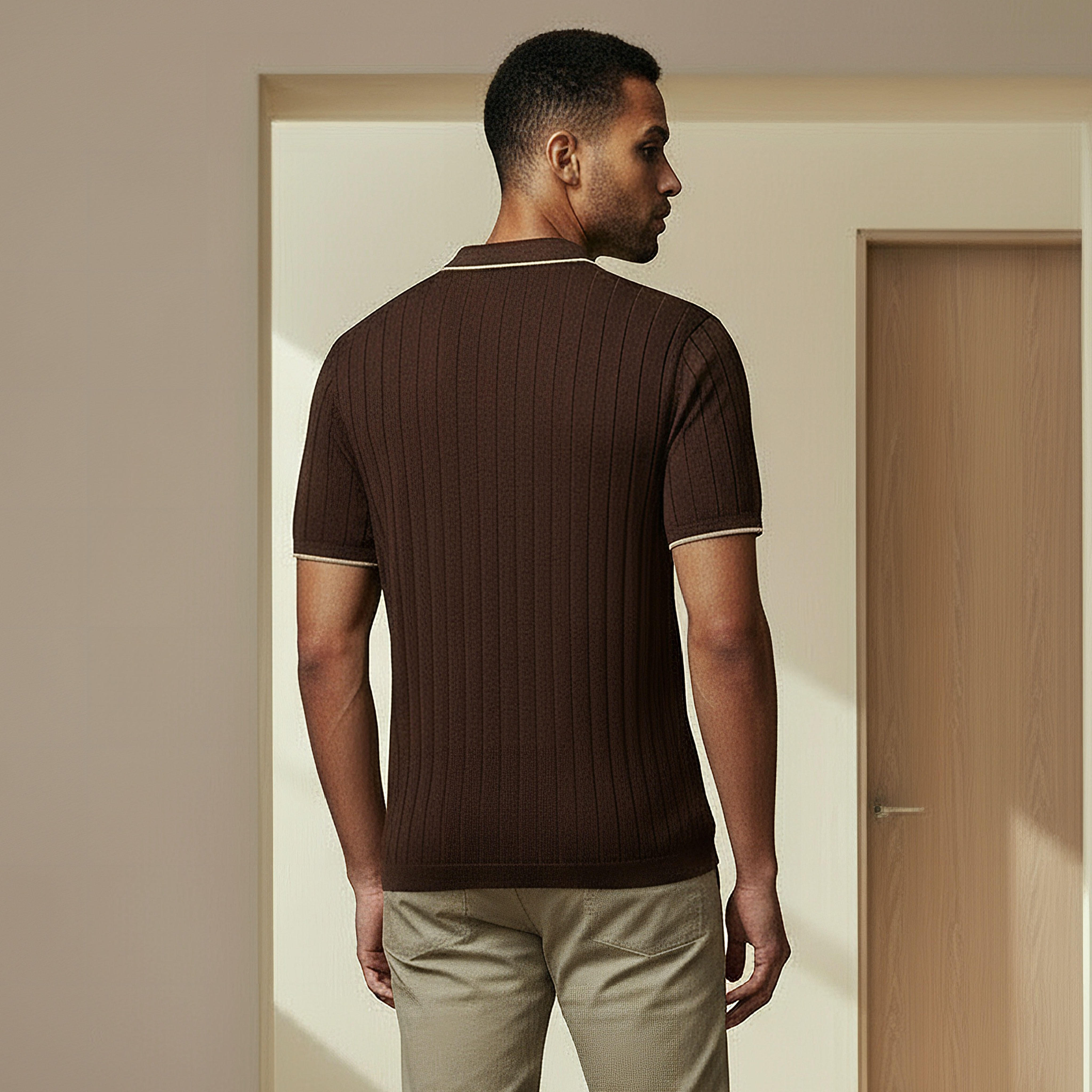 Men Short Sleeves Ribbed Polo T-shirt-men-clothing-tshirtsandpolos-polos-image-4