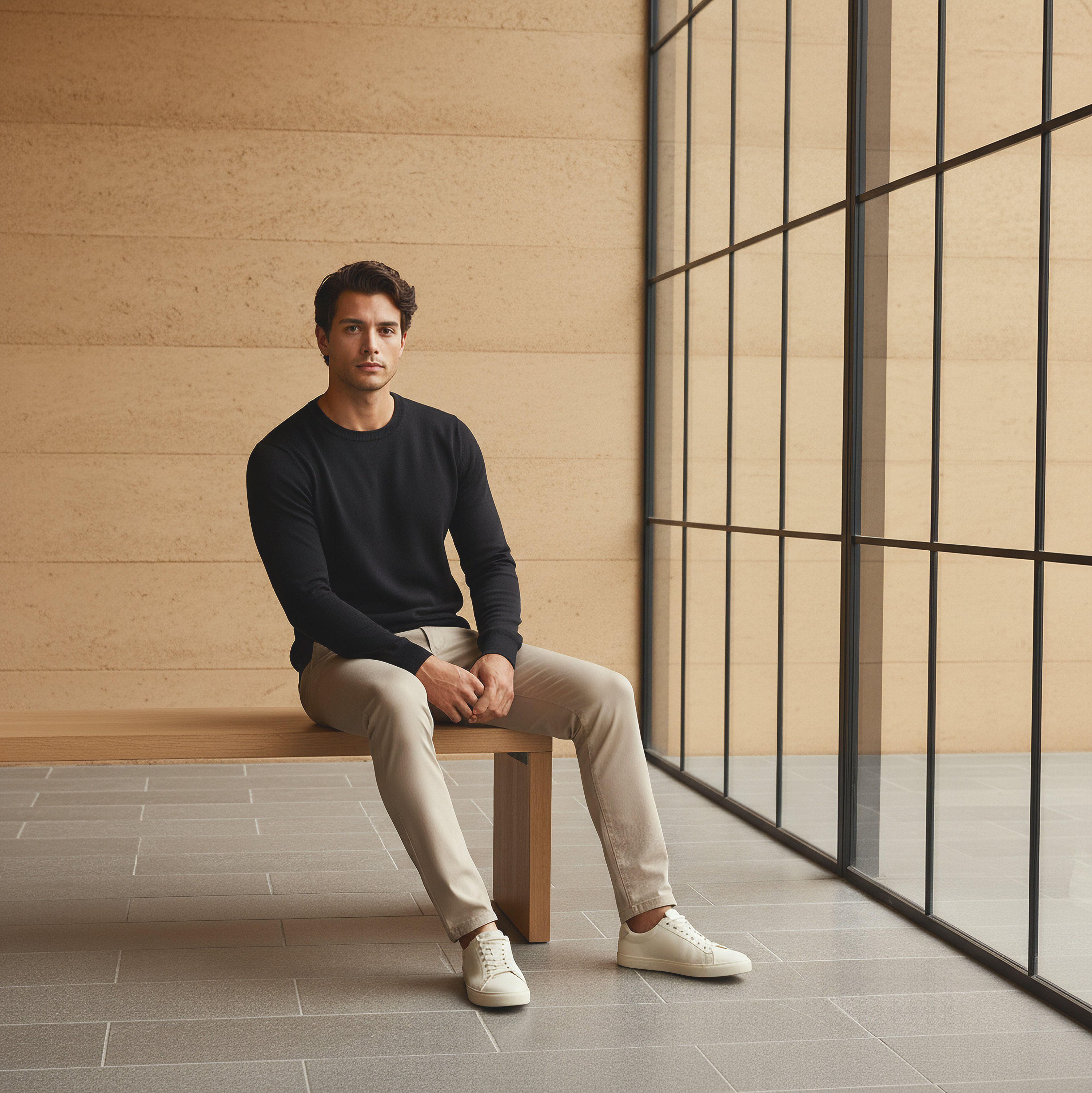 Men Crew Neck Textured Sweater-men-clothing-sweatersandpullovers-image-5