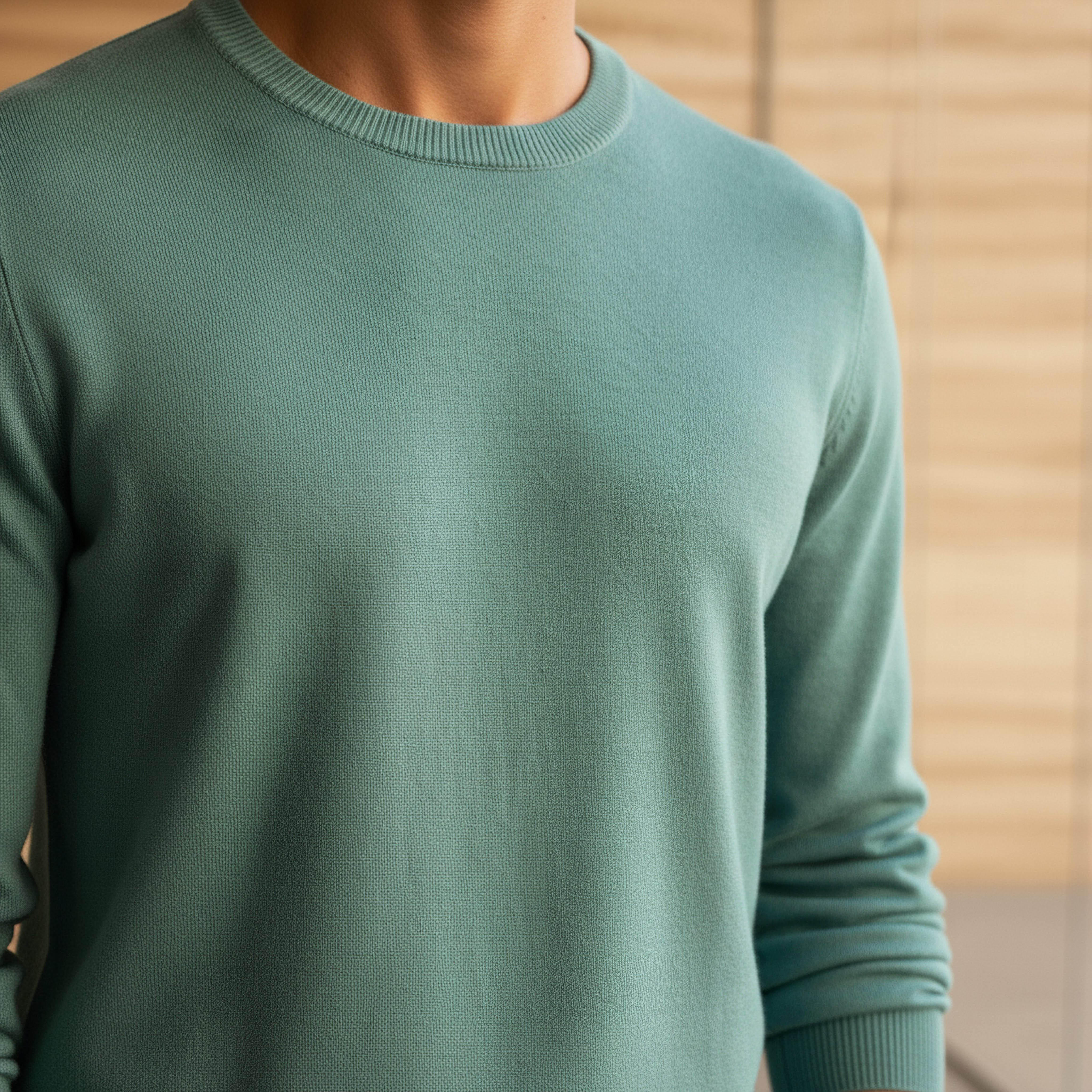 Men Crew Neck Textured Sweater-men-clothing-sweatersandpullovers-image-4