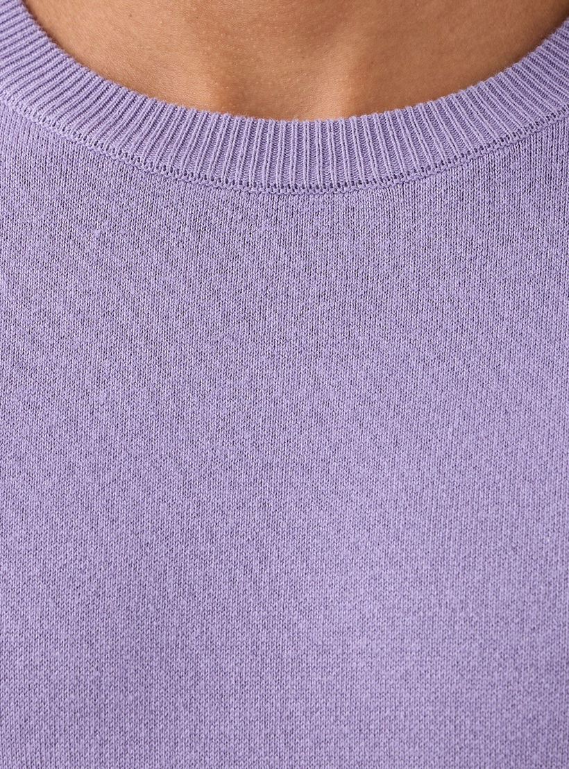كنزة بارزة الملمس بياقة ضيقة للرجال-men-clothing-sweatersandpullovers-image-5